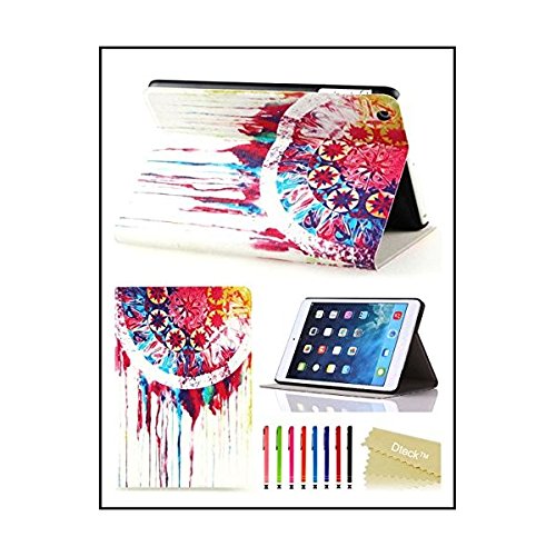 Dteck Clear Protective Case with Kickstand & Pencil Holder for iPad 6th/5th Gen (2018/2017), iPad Air 2/1 (2014/2013) - Slim Lightweight Silicone Cover Compatible with 9.7-Inch Apple iPad Tablets | Perfect for Work, School & Travel (Transparent)