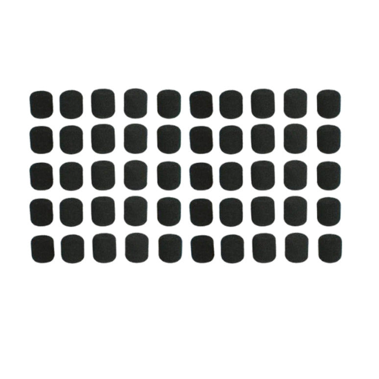 Shure SM31 & PGA31 Microphone Windscreens - 50 Pack Black for Live Performances, Studio Recording & Outdoor Use