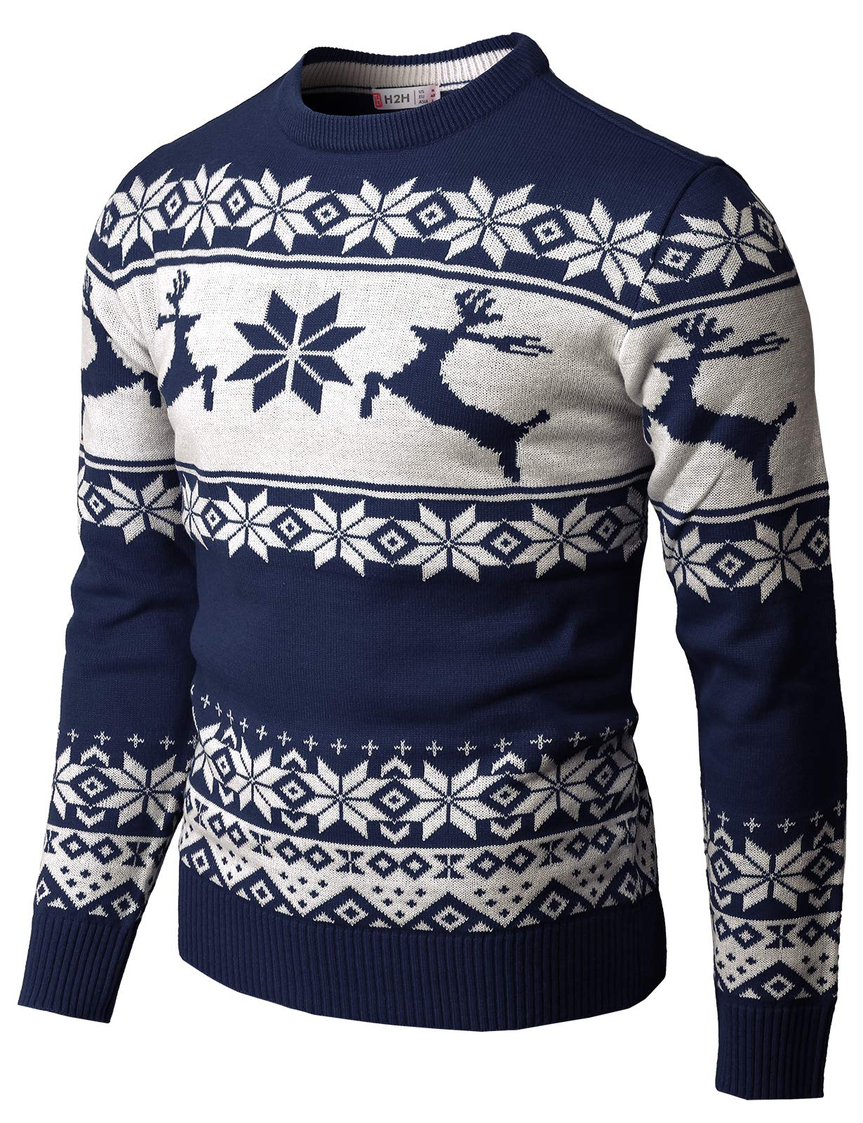 Men's Slim Fit Knitted Christmas Sweater - Casual Holiday Party Pullover for Xmas, Winter & Family Gatherings - Cozy Festive Fashion for Office Parties & Gift Exchanges