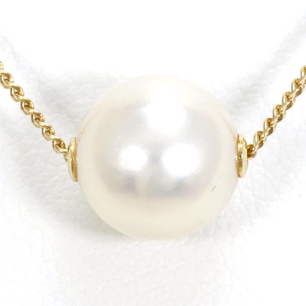 18K Yellow Gold Pearl Necklace for Women - Elegant Luxury Jewelry Gift for Anniversary, Wedding & Special Occasions