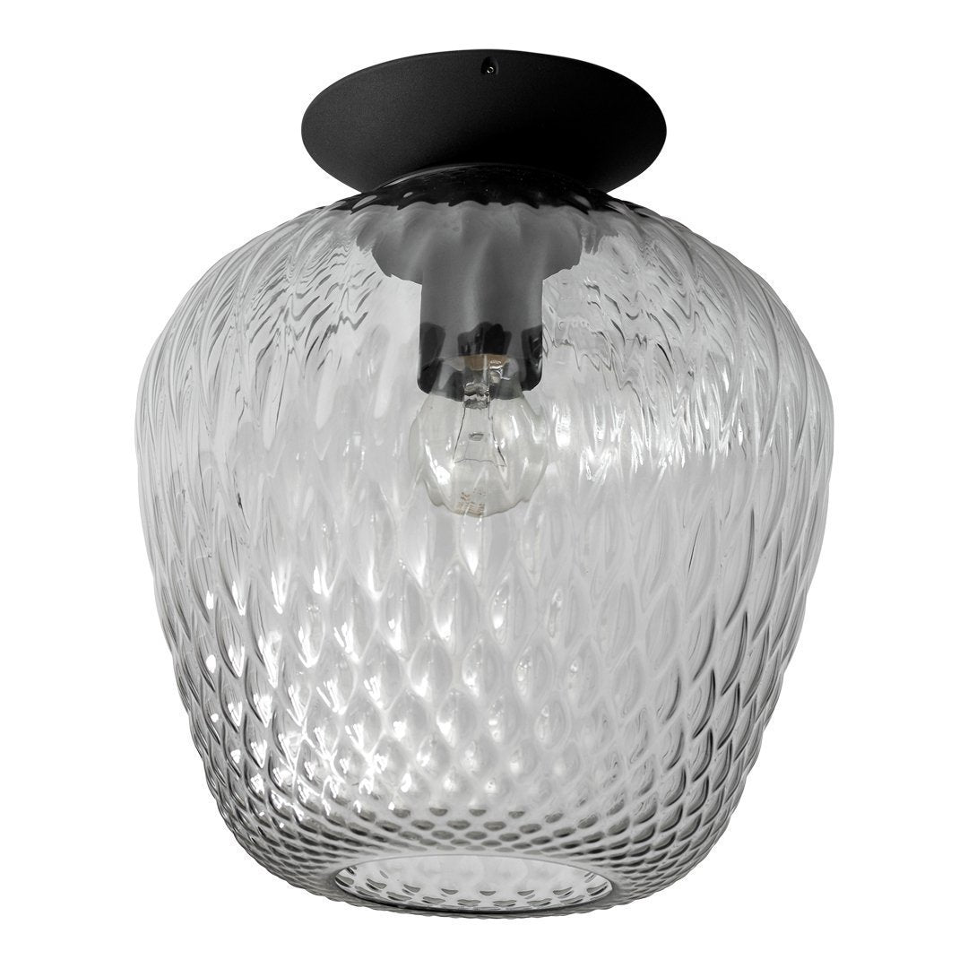 Modern SW5 Blown Glass Ceiling Light Fixture - Elegant Dining Room & Bedroom Lighting for Home Decor