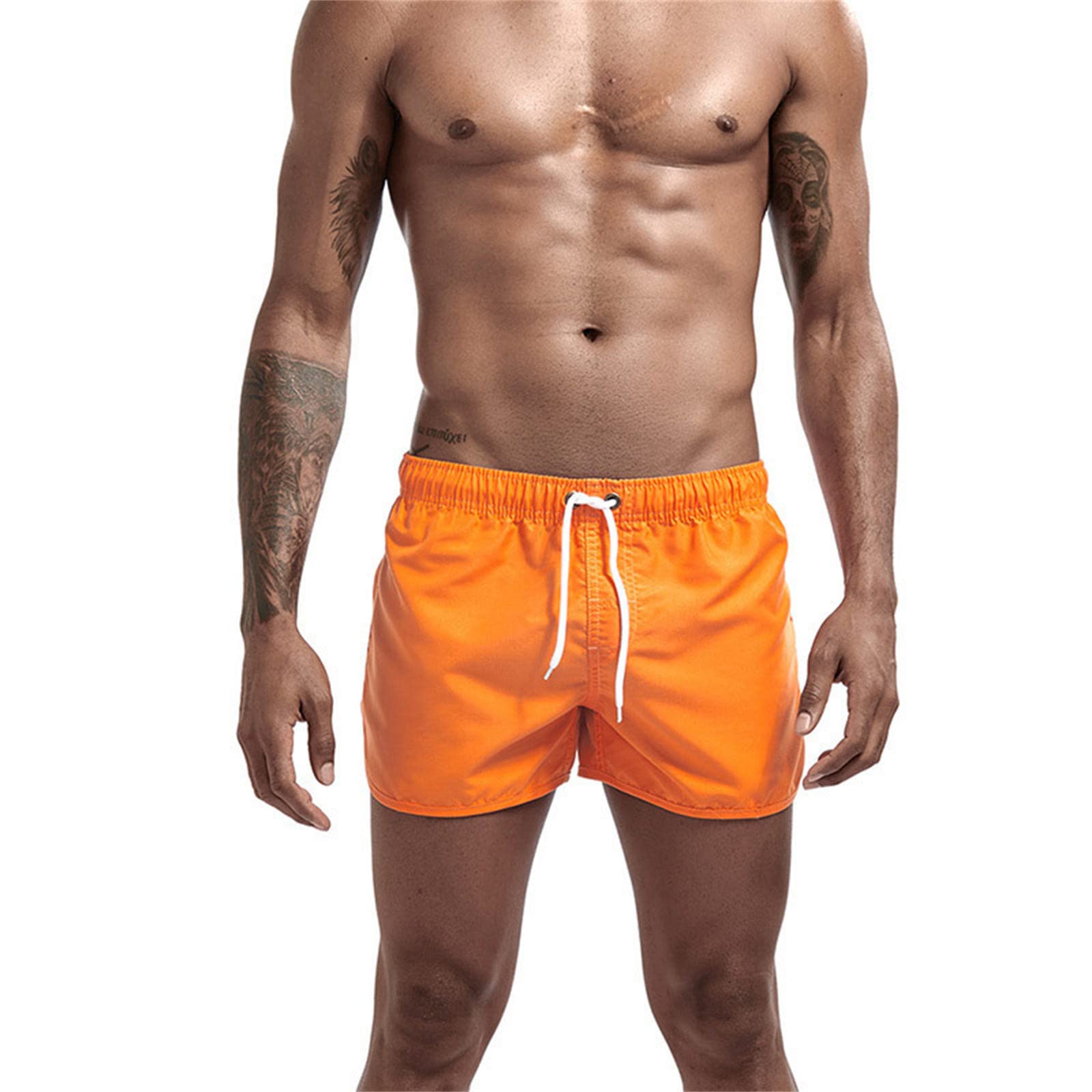 Men's 5-Inch Inseam Casual Summer Shorts with Drawstring & Pockets - Comfortable Beach, Bike & Athletic Shorts for Men & Women | Perfect for Swimming, Running, Gym & Outdoor Activities