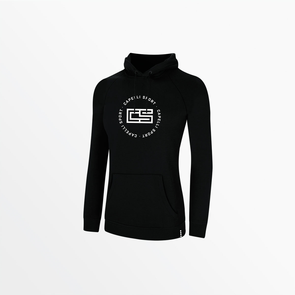 Women's Monogram Pullover Hoodie - Soft Fleece Sweatshirt with Circle Design for Casual Wear & Lounge Comfort