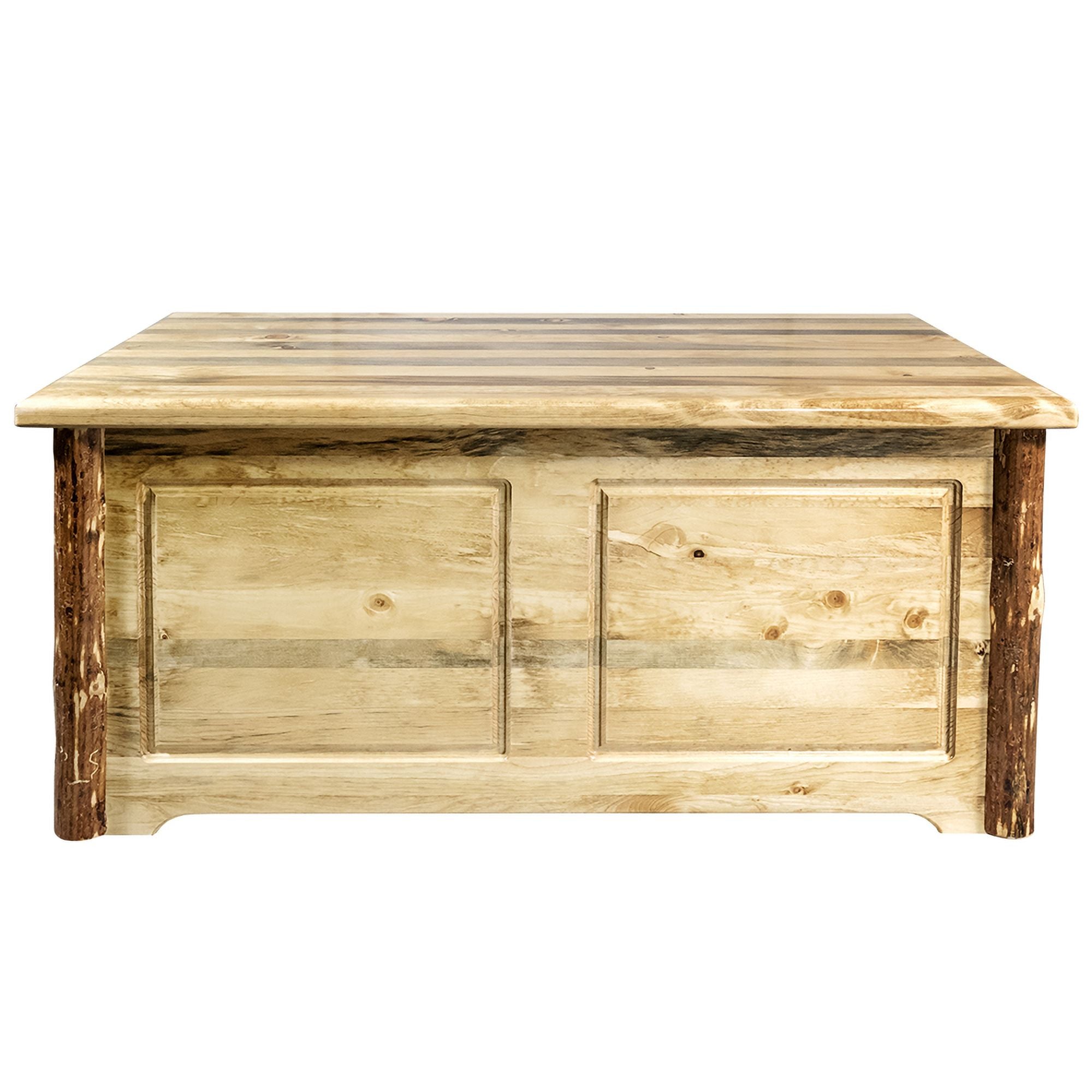 Glacier Country Small Blanket Chest Upholstered Storage Ottoman - Perfect for Living Room, Bedroom & Nursery Organization