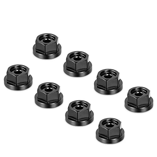 FMhotu 8-Piece Carbon Steel Hex Nuts Assortment Kit - 1 Inch Hex Screw Hardware Fasteners for Bolts - Durable Outdoor Use in Pergolas, Pavilions & Deck Decorations