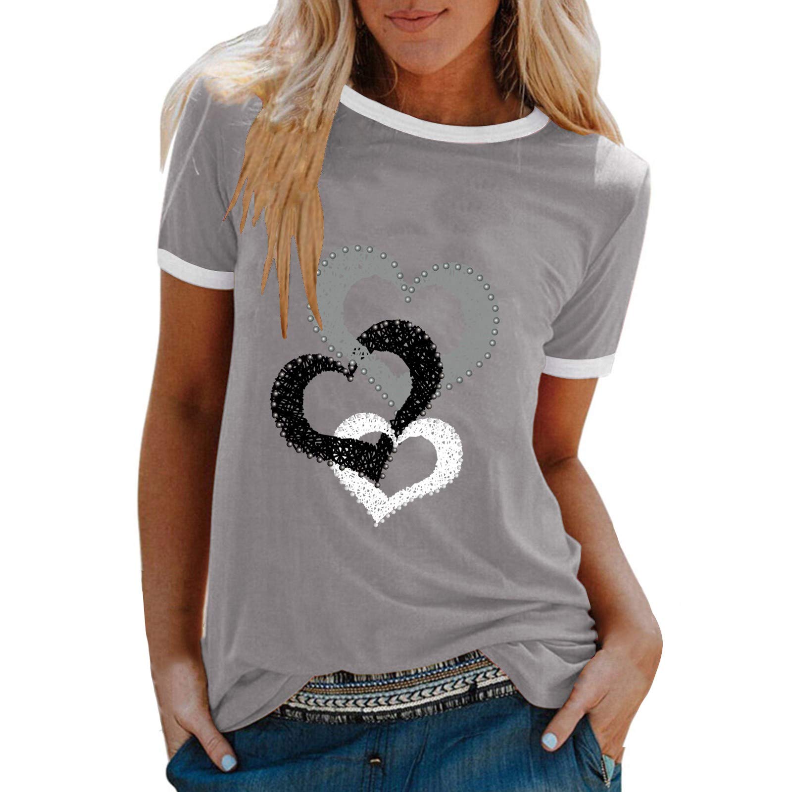 Women's Long Sleeve T-Shirt - Soft Cotton Casual O-Neck Loose Fit Top for Everyday Wear | Perfect for Work, Weekend Outings & Layering