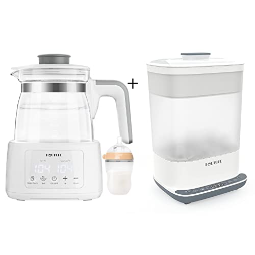 Best Baby Water Warmer & Bottle Sterilizer - Fast Heating & UV Sanitizing for Formula & Breastmilk - Perfect for Nursery, Travel & On-the-Go Parents