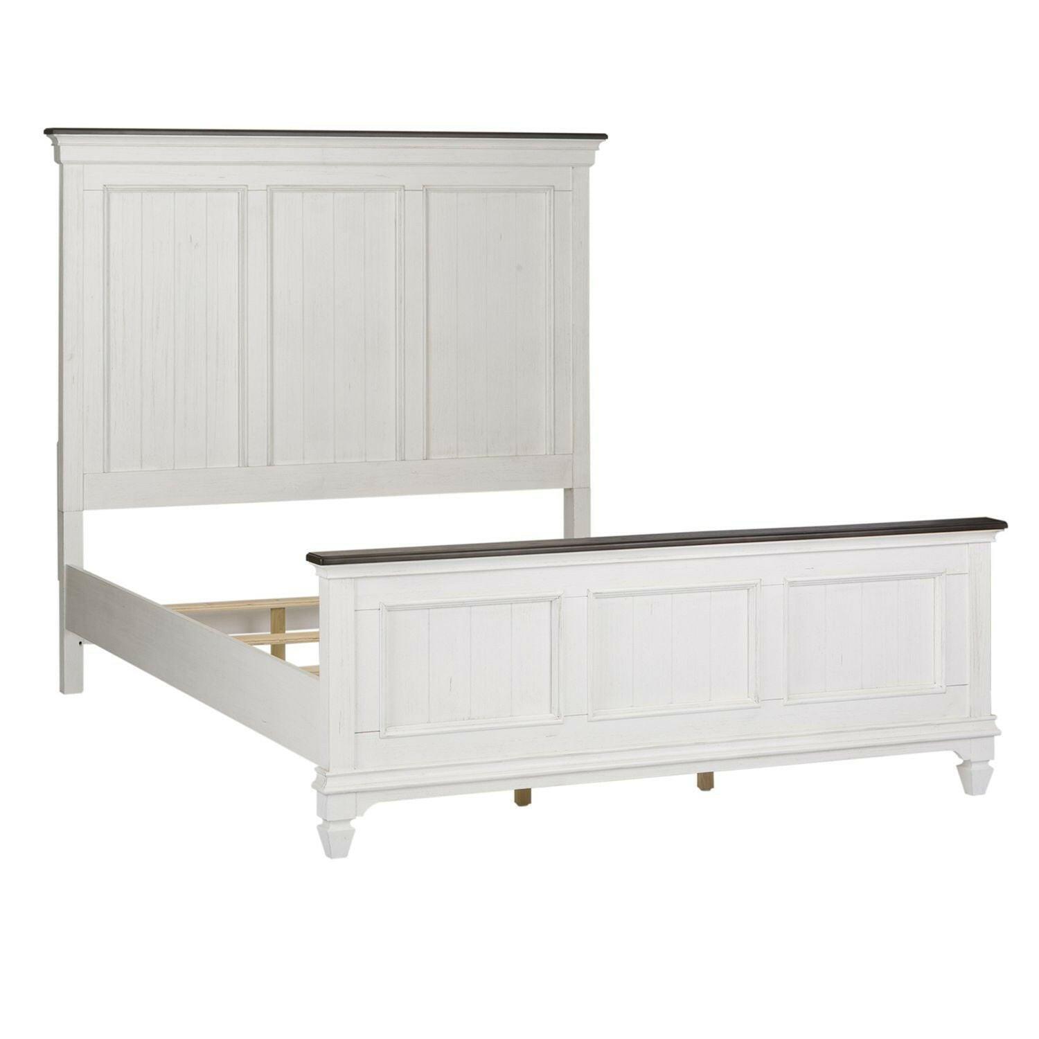 Allyson Park King Size Bed Frame with Headboard, Footboard, and Rails – 417 15/16/90 Inches – Perfect for Master Bedroom and Guest Room Decor