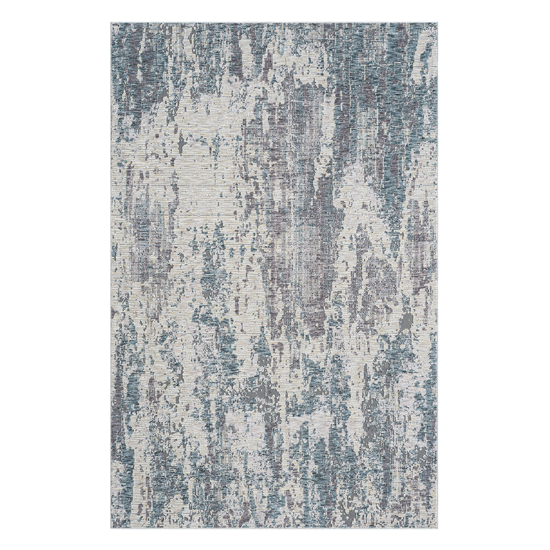 Stylish Allure Gray Multi-Pattern Area Rug - Soft & Durable for Living Room, Bedroom, or Office Decor