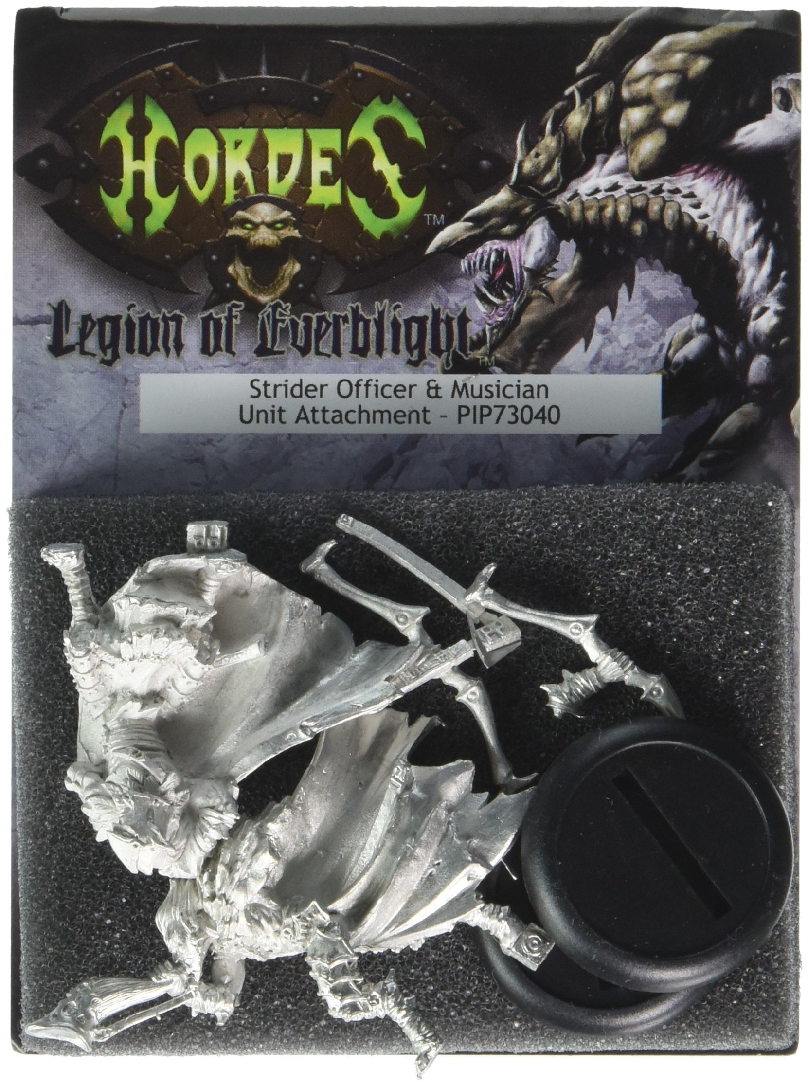 Privateer Press Hordes Legion Strider Officer & Musician Model Kit - Wargaming Miniature for Tabletop Battles & Fantasy Strategy Games