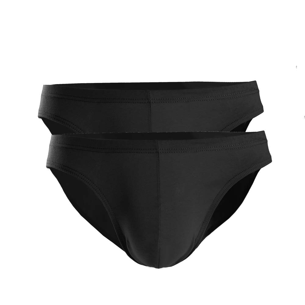 Billtop Men's Cotton Stretch Hip Briefs - Soft Breathable Underwear with Comfortable Waistband for Daily Wear, Workout & Lounge