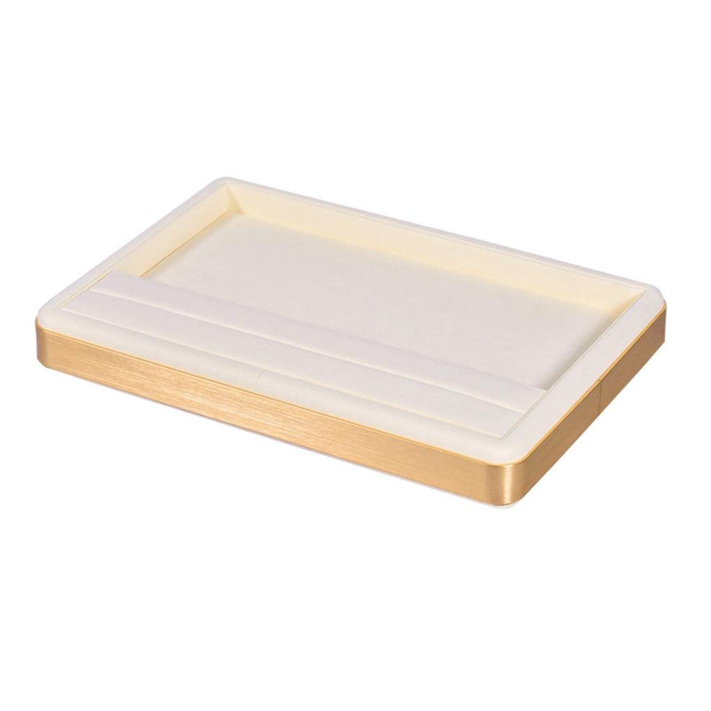 SM SunniMix Metal Jewelry Display Organizer Box - Earring & Watch Storage Case with Trays for Retail Store, Boutique, and Home Jewelry Organization | Perfect for Jewelry Showcases, Counter Displays, and Closet Storage
