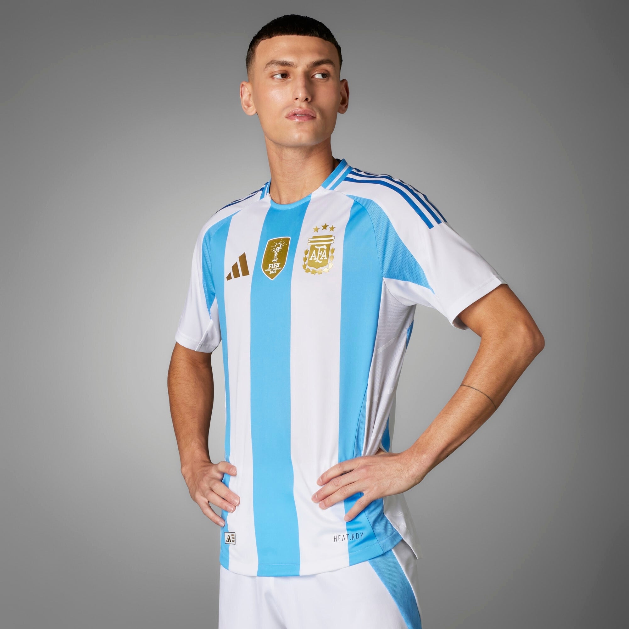 adidas Argentina 2024 Match Home Jersey - Authentic Soccer Uniform for Men - Perfect for Games, Training & Fan Support