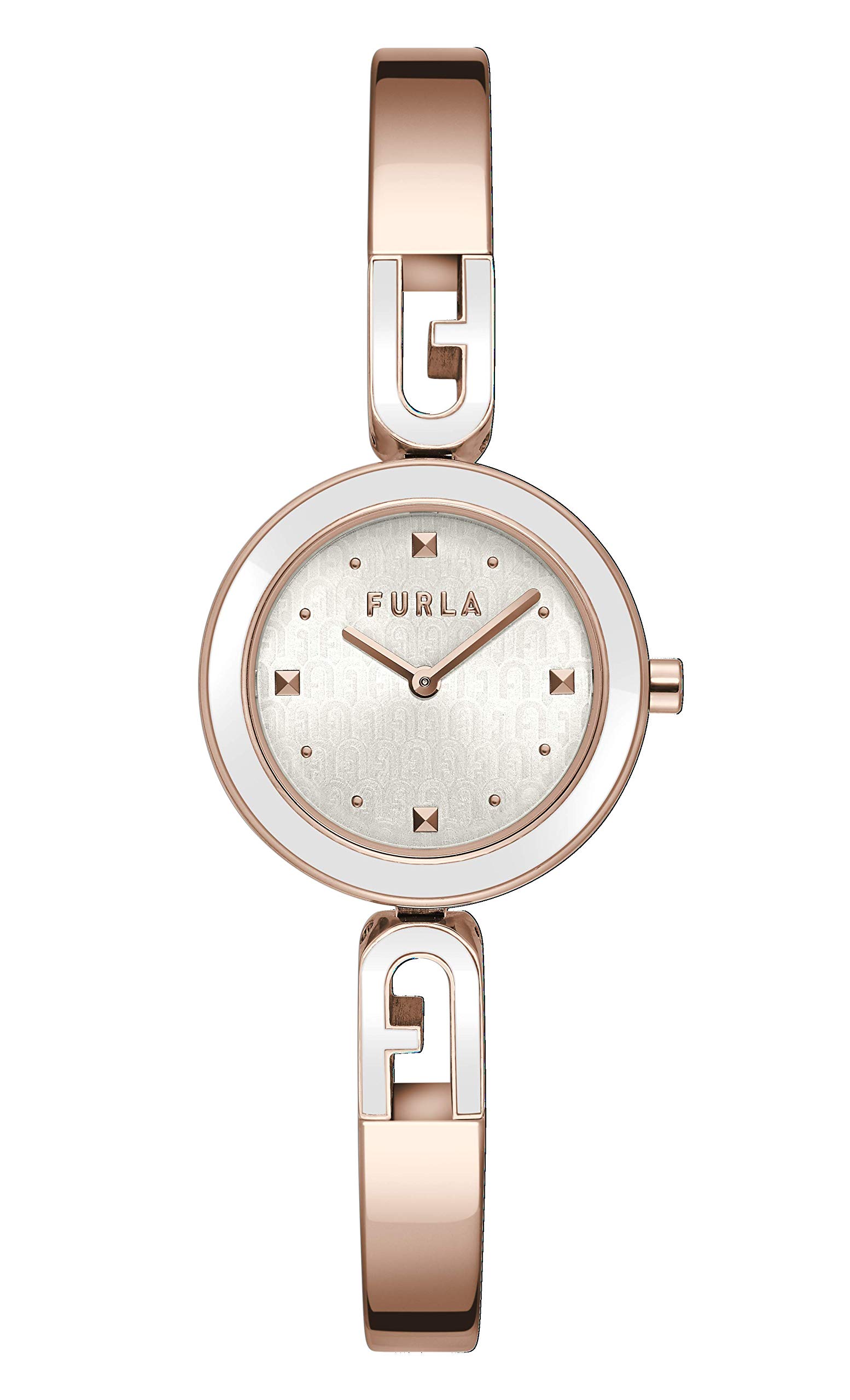 Furla Women's Rose Gold Tone Dress Watch WW00010006L3 - Elegant Fashion Watch for Office, Party & Formal Occasions
