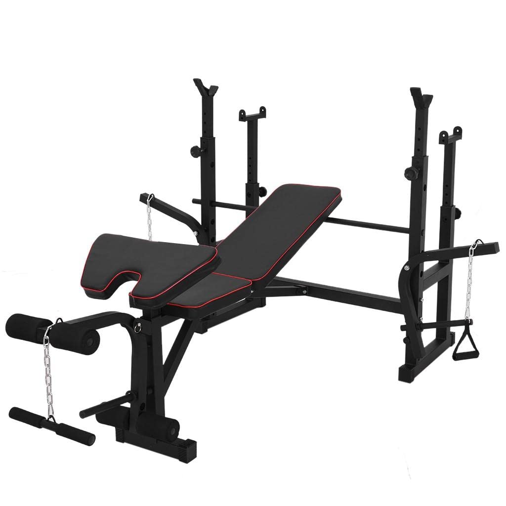 PSKOO Adjustable Weight Bench for Home Gym - Multi-Position Workout Bench for Strength Training, Leg Exercises & Full Body Workouts - Perfect for Men & Women Home Fitness Equipment