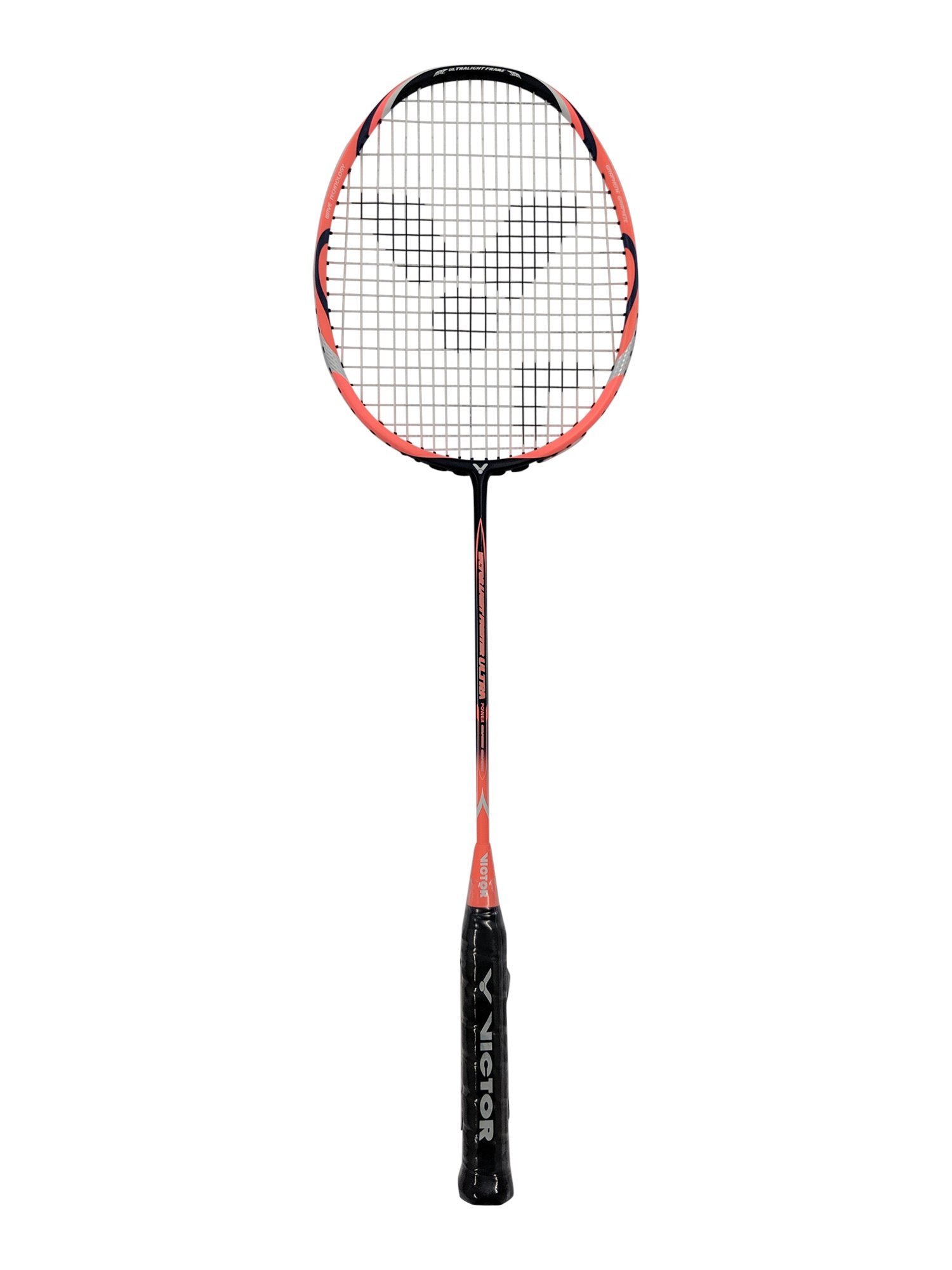 Victor Lightfighter Ultra Badminton Racket - Professional Carbon Fiber Badminton Racket for Advanced Players - Perfect for Tournaments, Training & Indoor/Outdoor Play