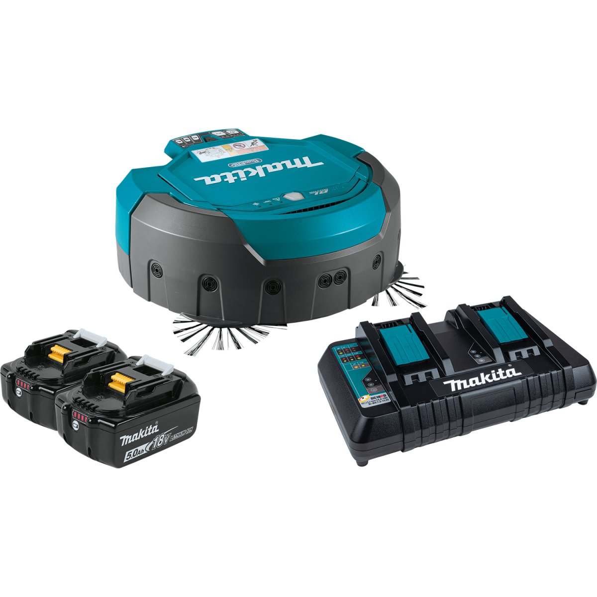 36V (18V X2) LXT® Brushless Cordless Robotic Vacuum Cleaner - Powerful Smart Cleaning for Hardwood Floors & Carpets | Ideal for Home, Office & Pet Hair Removal