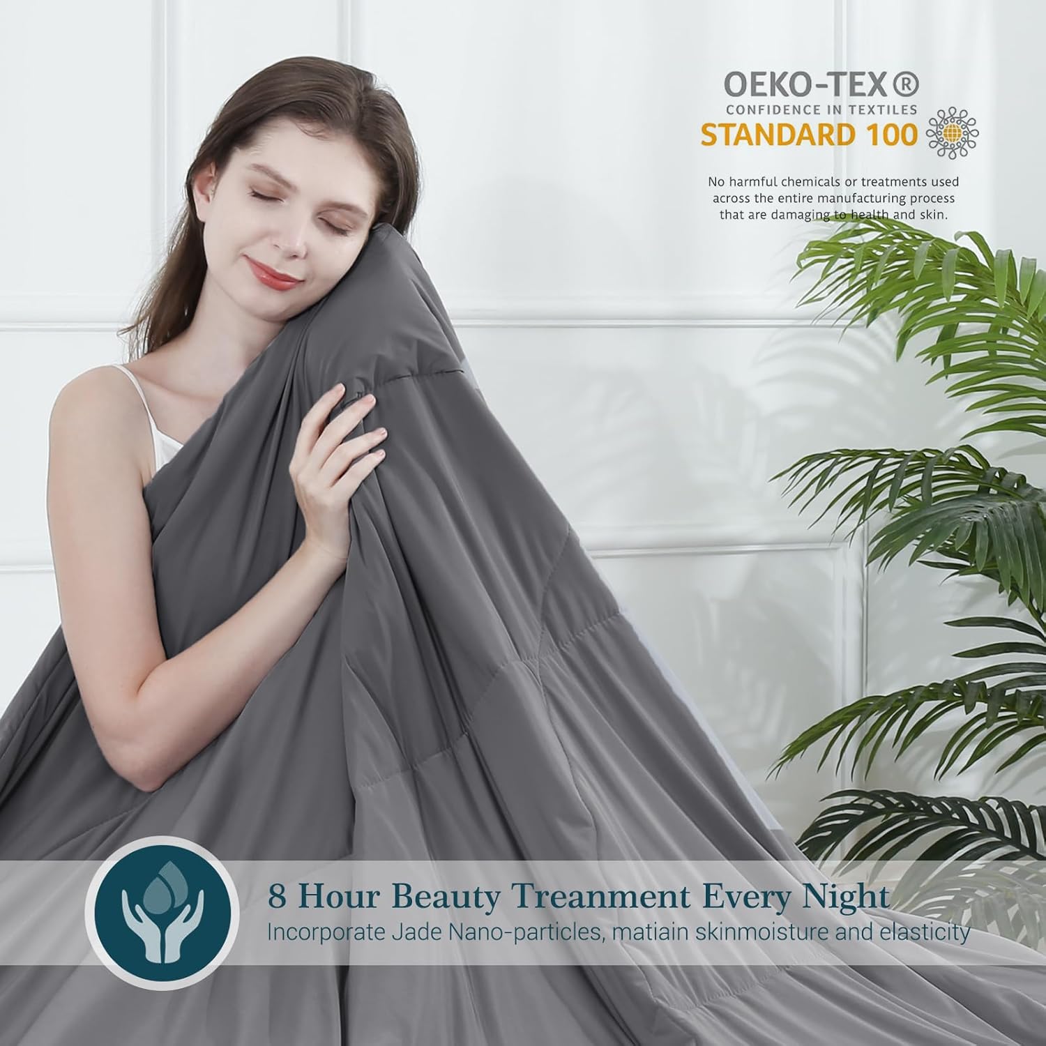 Ultra Soft 3D Cooling Comforter - Arc Chill Extreme Q Max 0.5 Gray - Cloud-Like Comfort for Hot Sleepers & Summer Nights - Perfect for Bedrooms, Dorms, and Guest Rooms