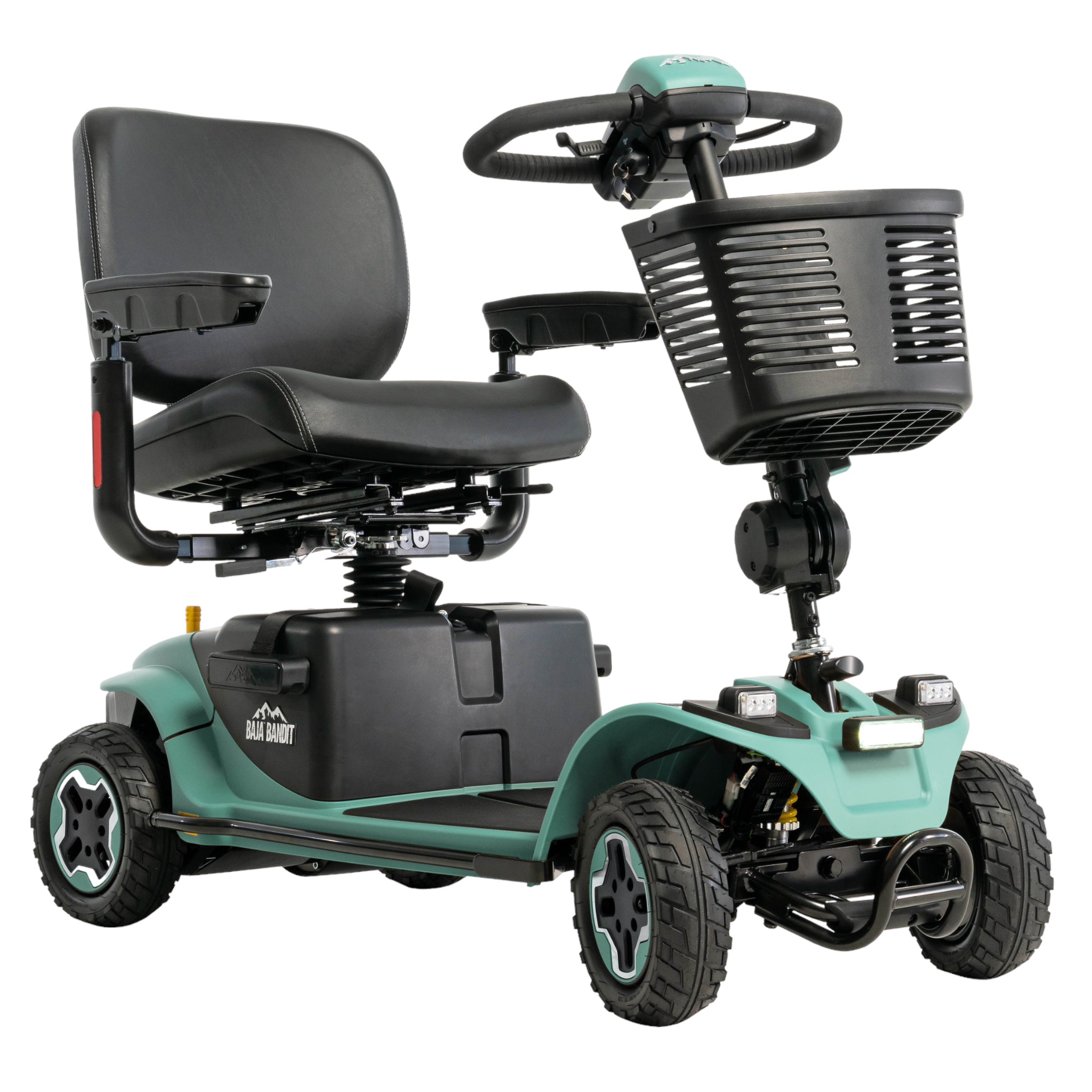Pride Mobility Baja Bandit Full Size Mobility Scooter - Heavy Duty 400 LB Weight Capacity, 18x17 Stadium Seat | Ideal for Outdoor Adventures, Shopping & Daily Commuting