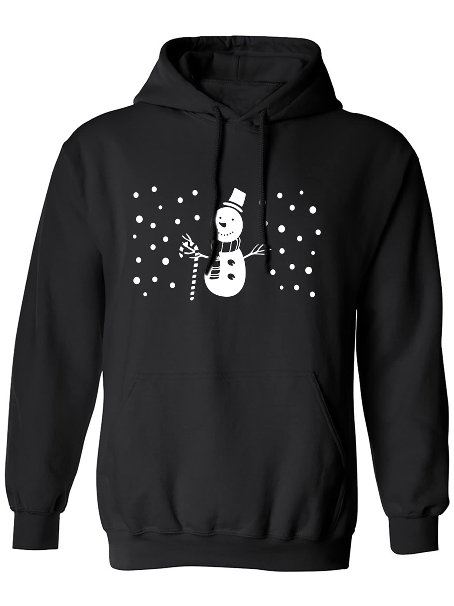 SNOWMAN成人连帽卫衣 - 男士女士秋冬保暖加绒加厚休闲运动外套，适合户外活动、日常穿搭