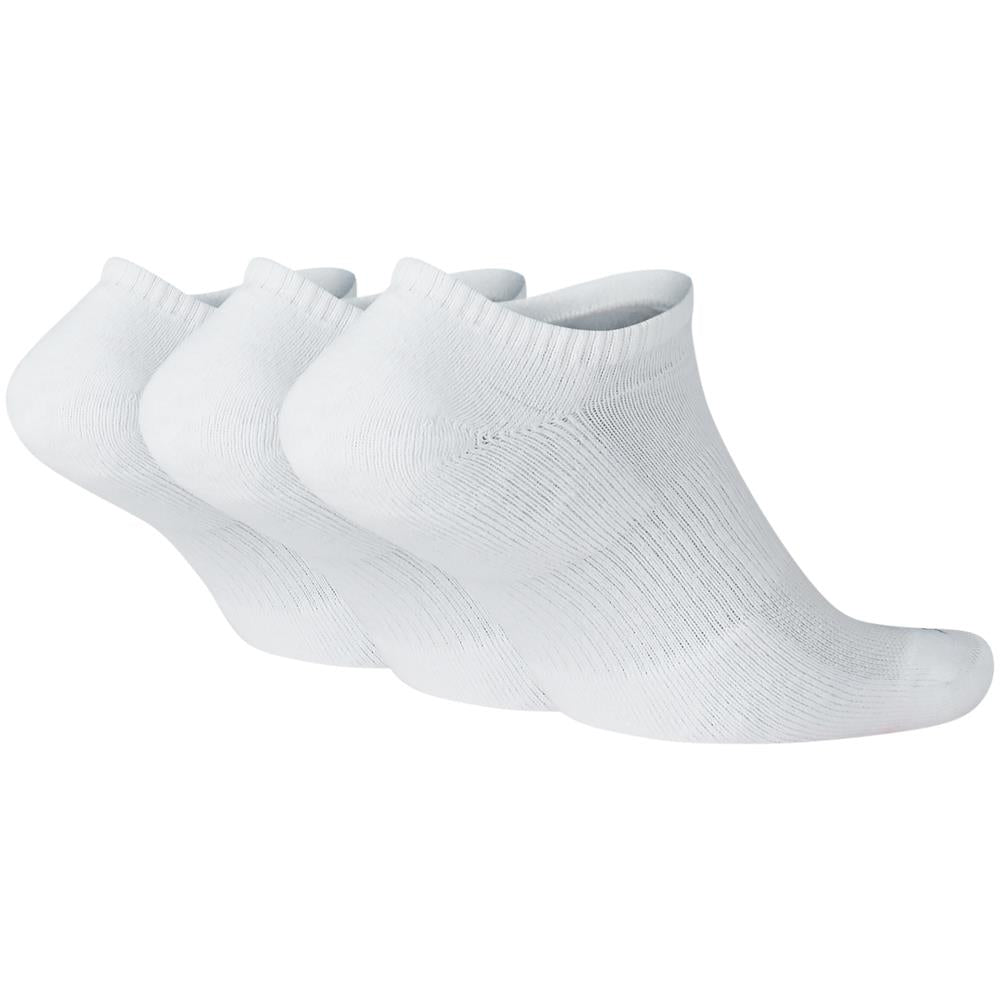 Nike Everyday Cushion No Show Socks 3-Pack - White | Ultra Soft Athletic Socks for Running, Gym & Casual Wear