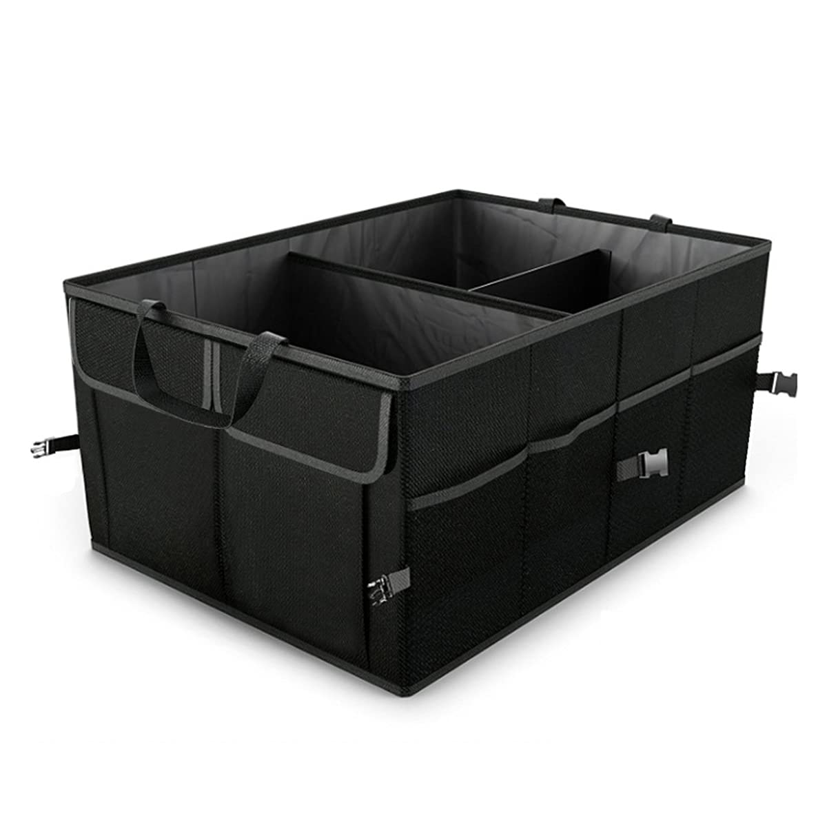 Collapsible Car Trunk Organizer - Large Capacity Storage Box for Cars, SUVs & Trucks | Portable Vehicle Cargo Organizer for Travel, Groceries & Road Trips