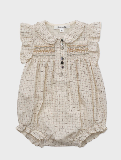 LOUISIELLA RAVENNA Baby Romper - Soft Cotton Jumpsuit for Boys & Girls (3-18 Months) | Perfect for Playtime, Outings & Photo Shoots