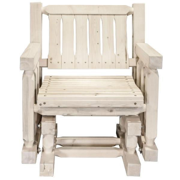 Homestead Single Seat Glider - Comfortable Patio Swing Chair for Outdoor Relaxation - Perfect for Porch, Garden, and Backyard Lounging