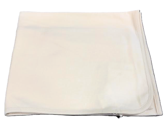BEBE ORGANIC IRIS Velour Baby Blanket - Ultra Soft & Hypoallergenic - Perfect for Nursery, Swaddling & Stroller - 100% Organic Cotton (One Size)