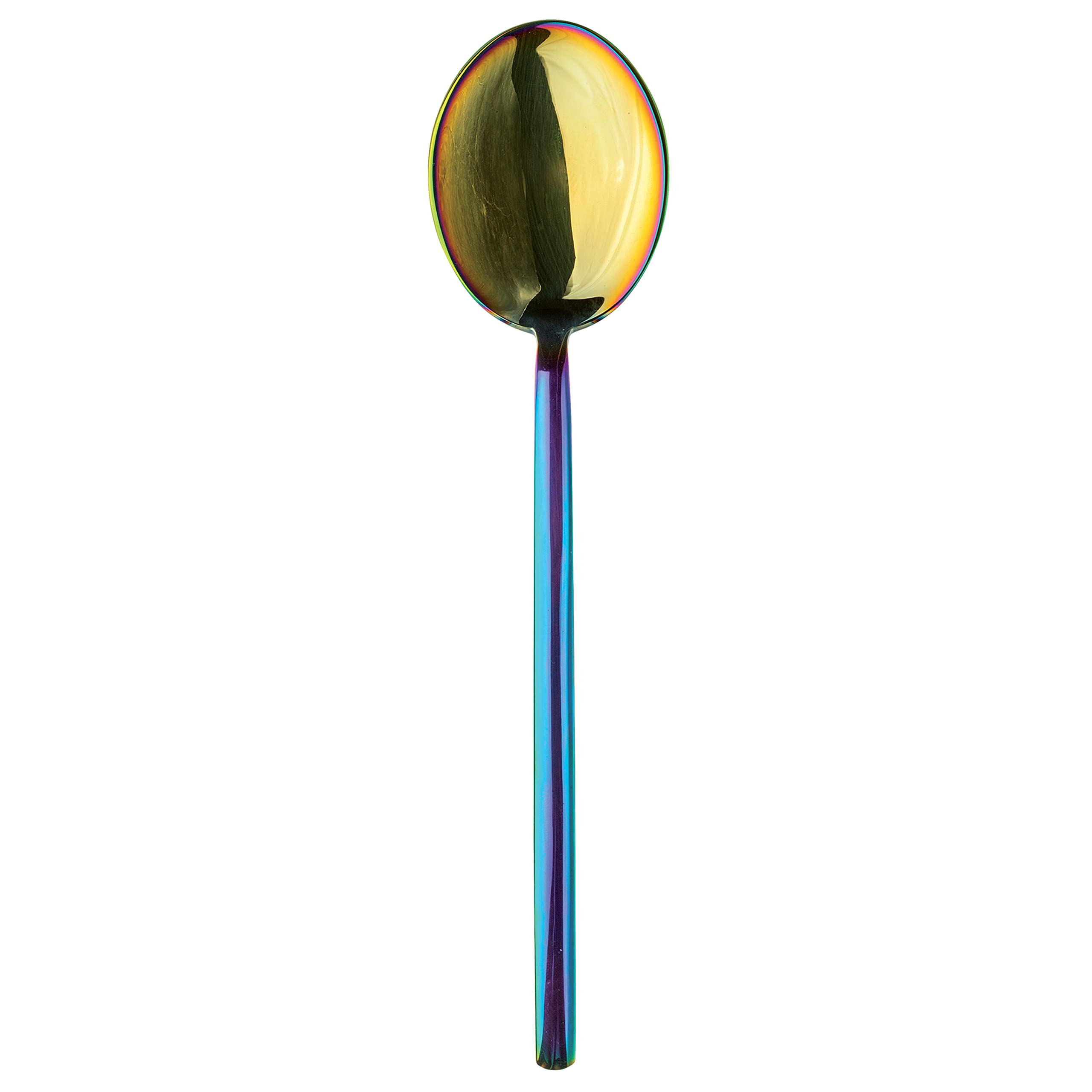 Mepra AZB10941101 Rainbow Stainless Steel Table Spoons - Set of 24, 20cm Polished Mirror Finish, Dishwasher Safe Flatware for Restaurants, Catering & Home Dining