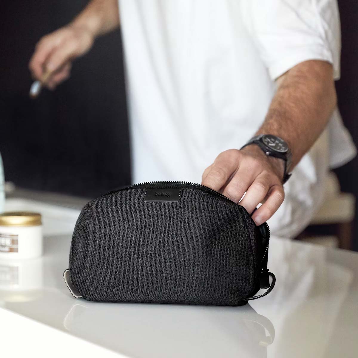 Bellroy Premium Travel Toiletry Bag - Water-Resistant & Compact Organizer for Men & Women | Perfect for Air Travel, Gym, Camping & Weekend Getaways