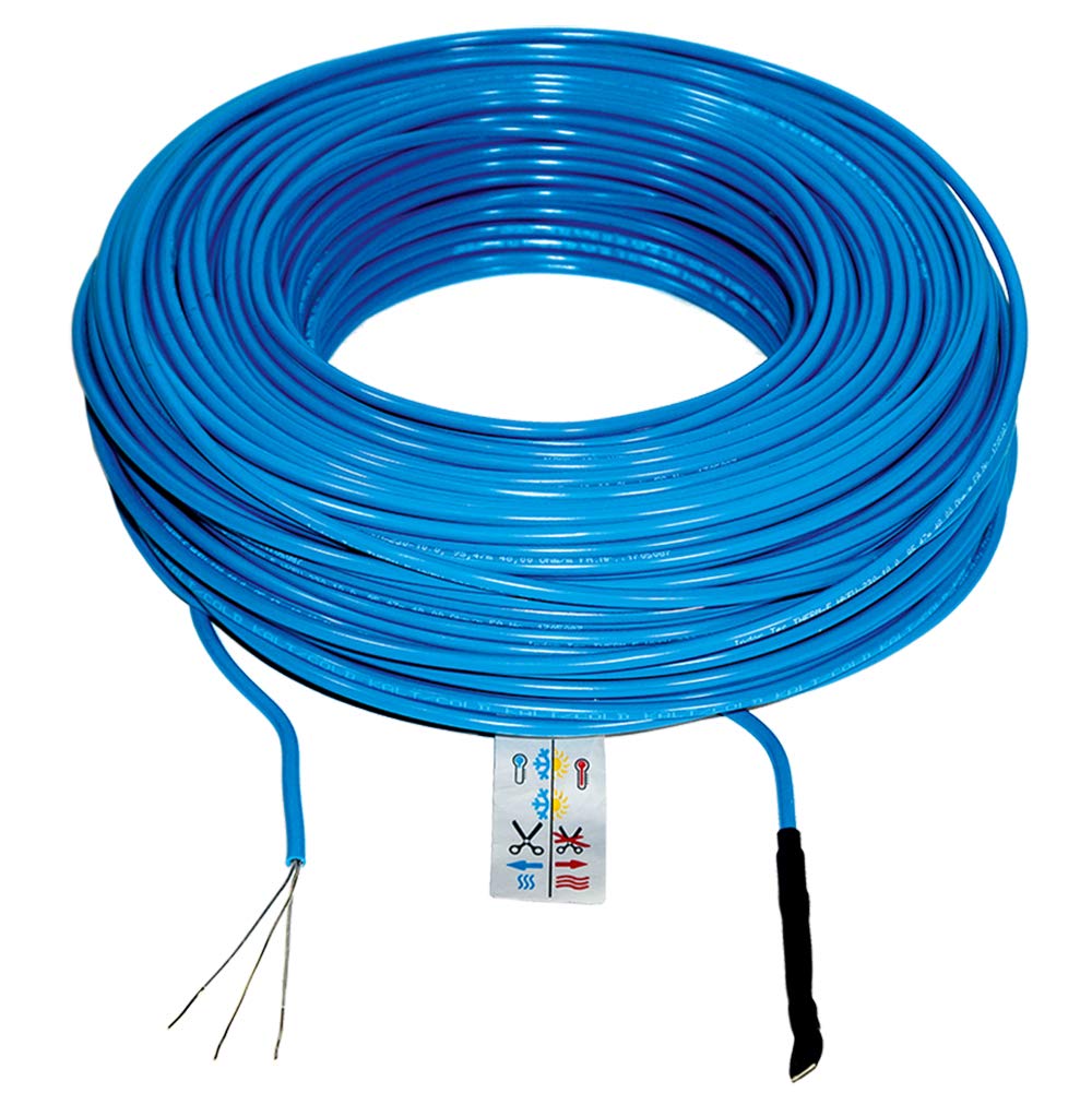 Ardex Flexbone 240V Heat Cables - 63 sq. ft. for Radiant Floor Heating & Snow Melting Systems | Home & Commercial Use