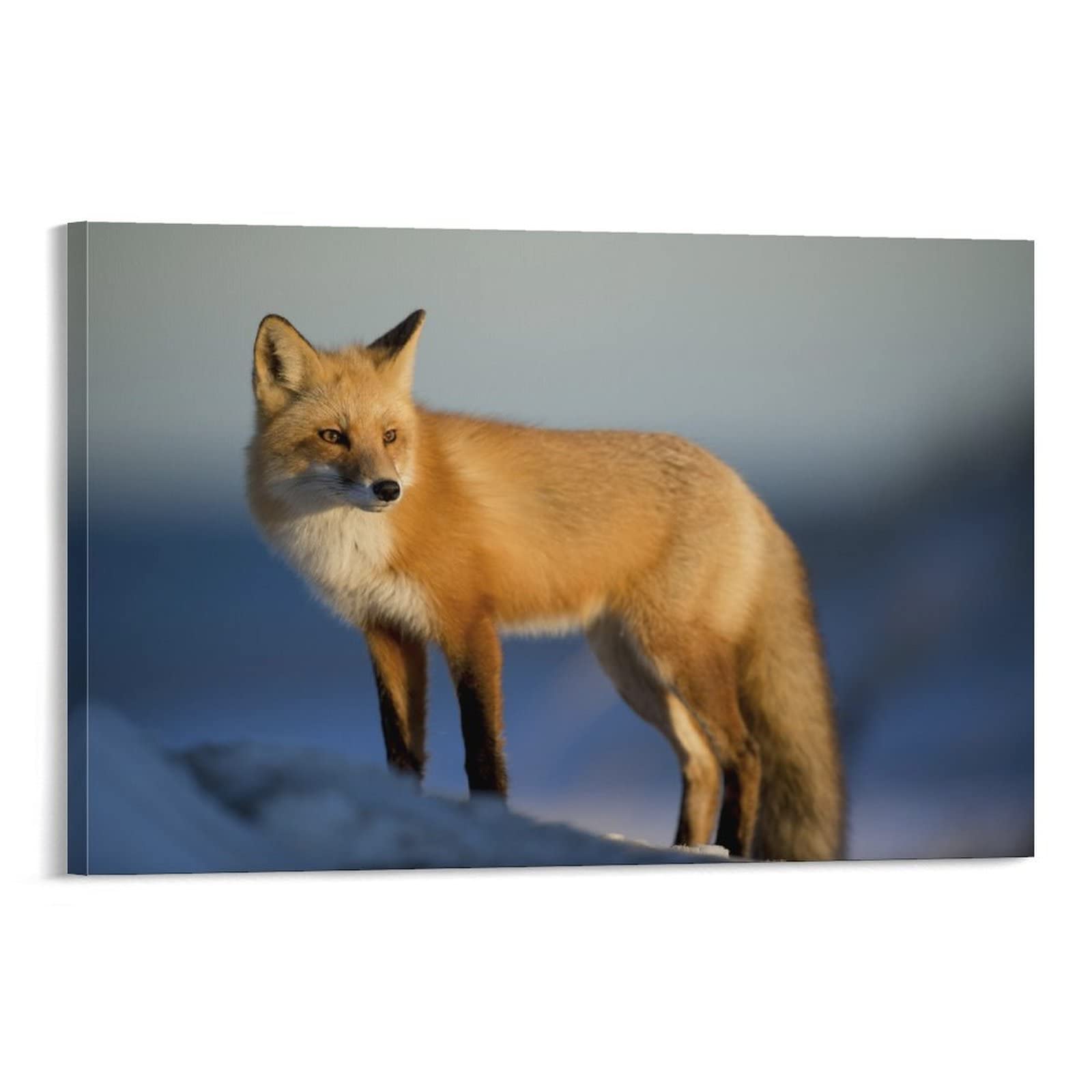 Modern Abstract Black Canvas Wall Art - Animal Living Room, Kitchen, Bathroom & Bedroom Decor - Inspirational Home Wall Painting for Stylish Interior Design