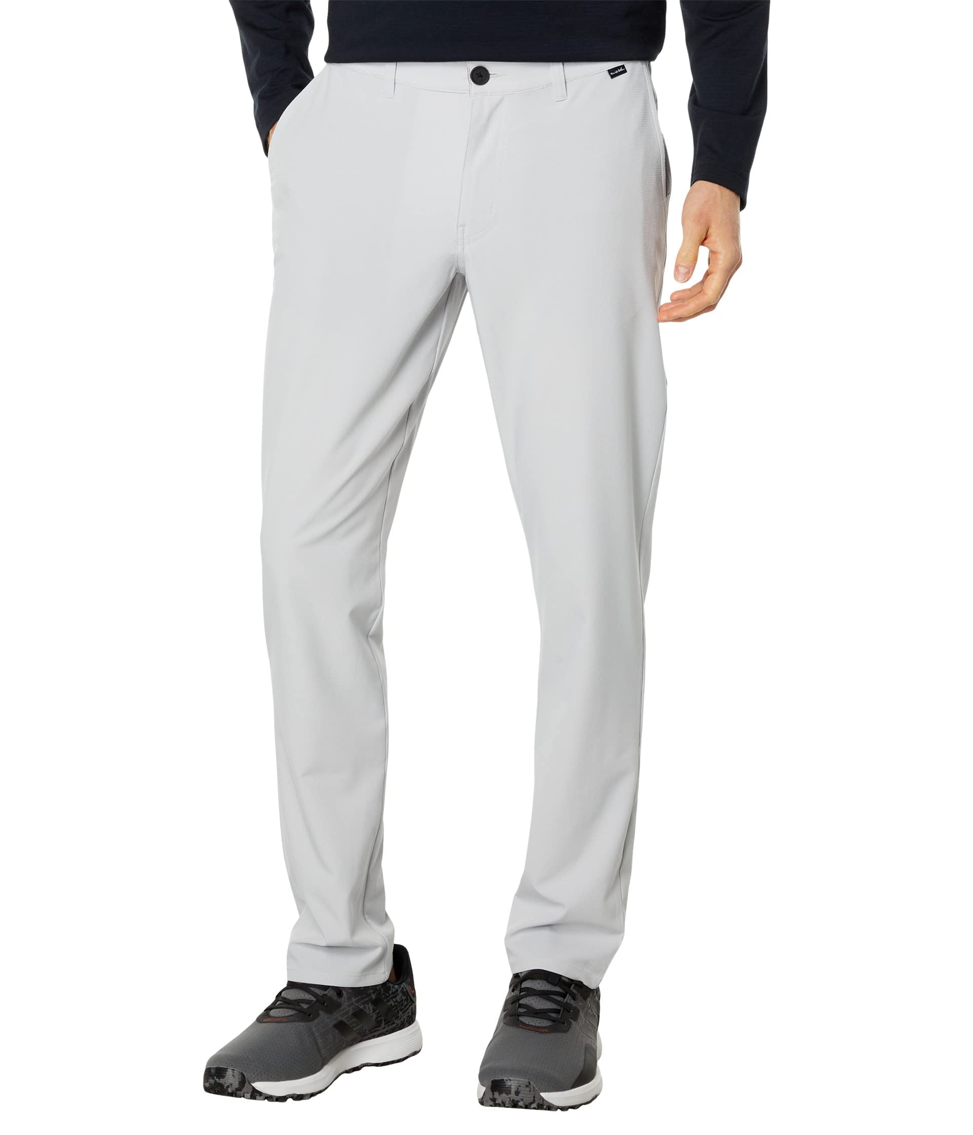TravisMathew Right On Time Men's Stretch Comfort Pants with Elastic Waistband - Perfect for Work, Travel & Casual Wear