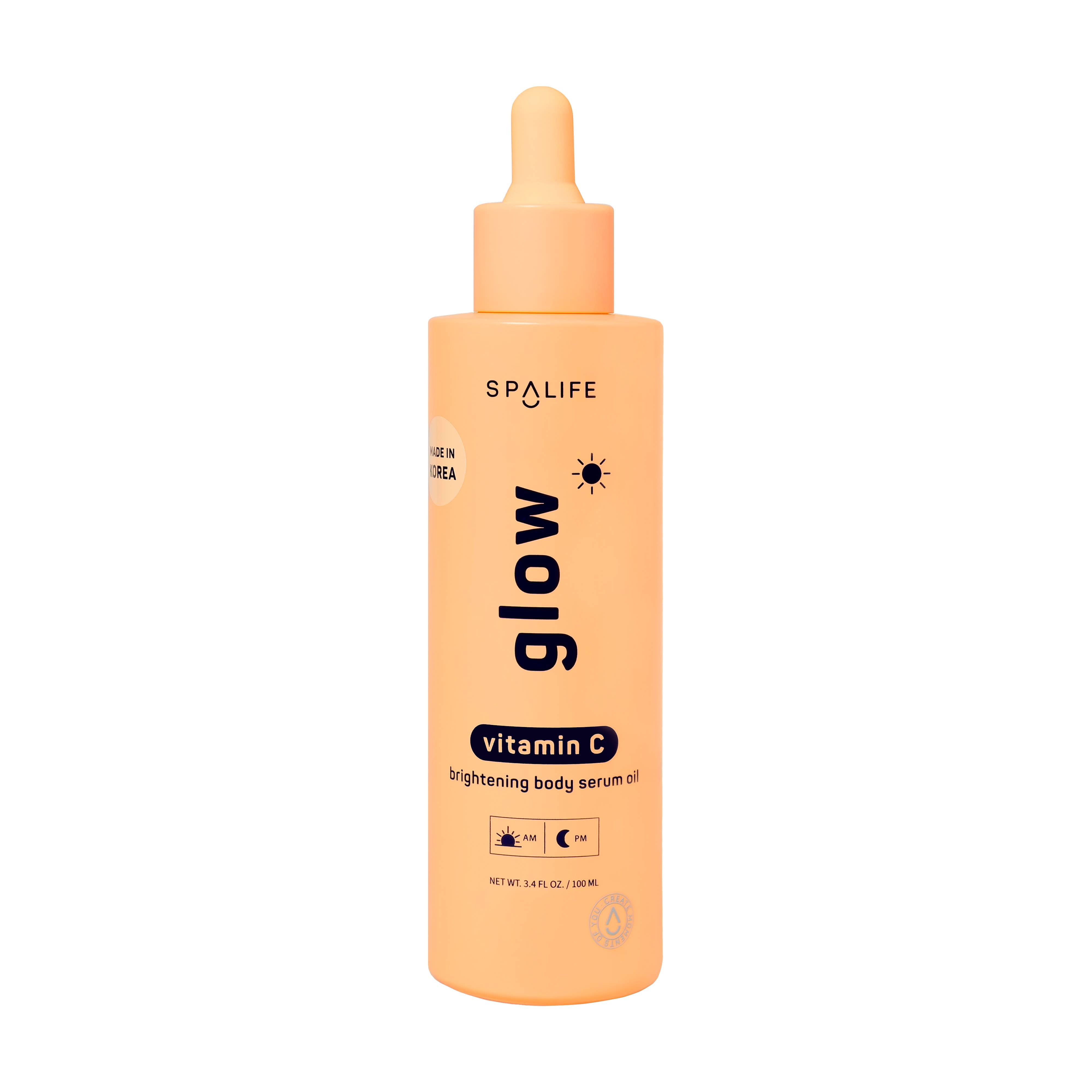 Glow Vitamin C Brightening Body Serum for Radiant Skin - Hydrating & Illuminating Body Lotion with Antioxidants - Perfect for Dry Skin & Evening Skincare Routine