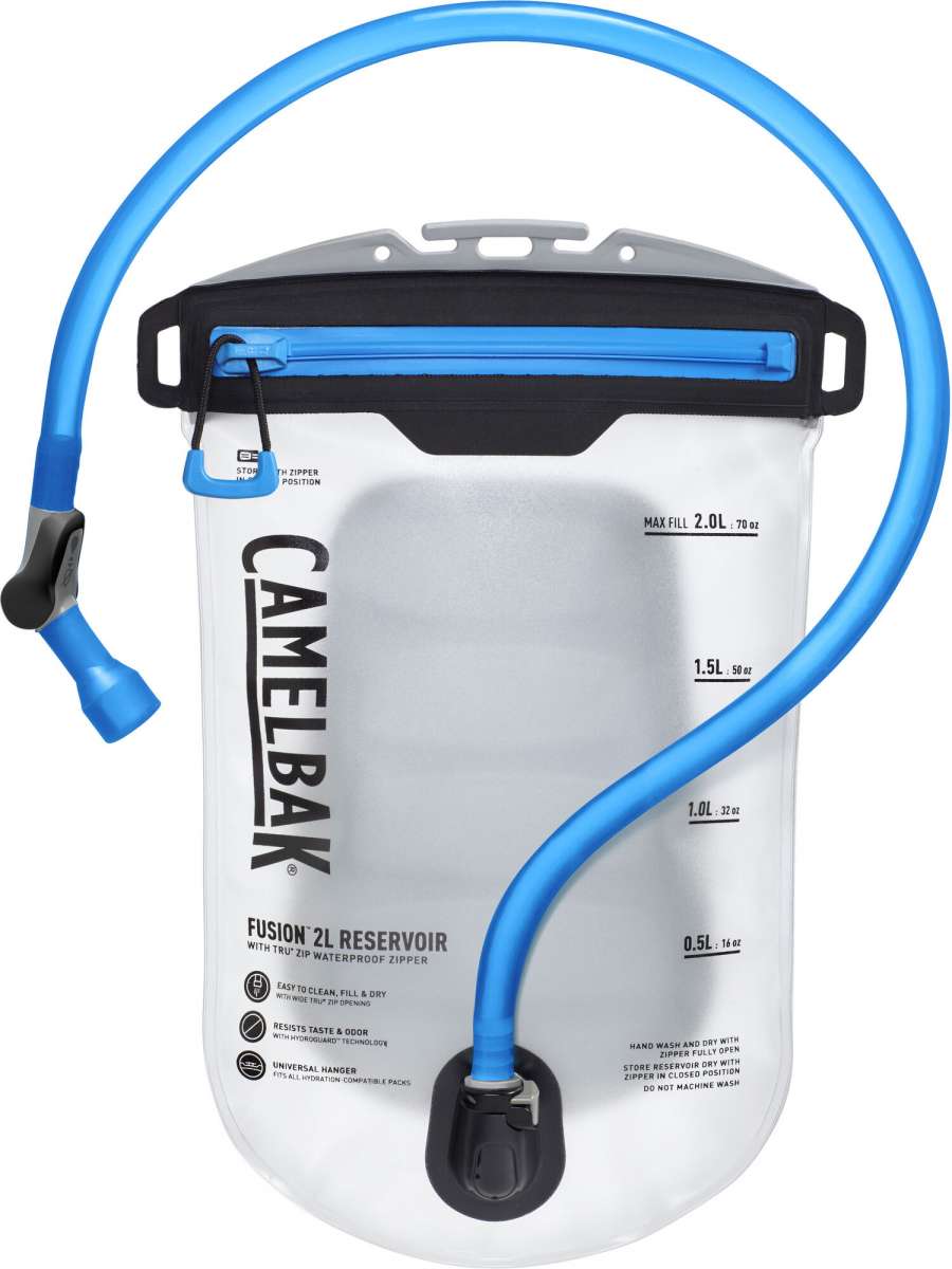 CamelBak Fusion 2L 70oz Water Reservoir Hydration Bladder - Lightweight BPA-Free for Hiking, Cycling, Running & Outdoor Adventures (2024 Model)