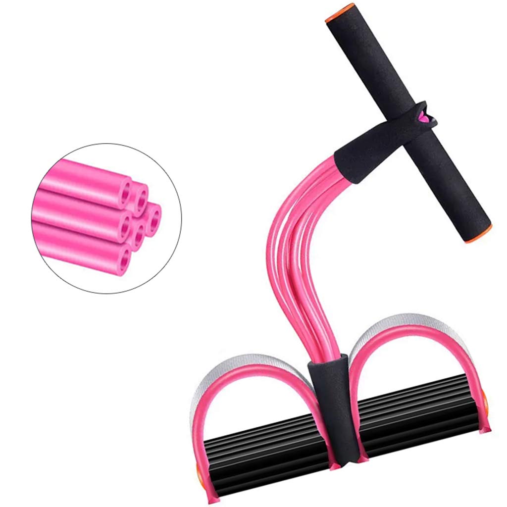 **6-Piece Pull Rope Resistance Band Set with Handles – Adjustable Elastic Tubes for Full-Body Workout, Strength Training, Yoga, and Fitness – Perfect for Home Gym, Arm & Leg Exercises, Sit-Ups, and Weight Loss**