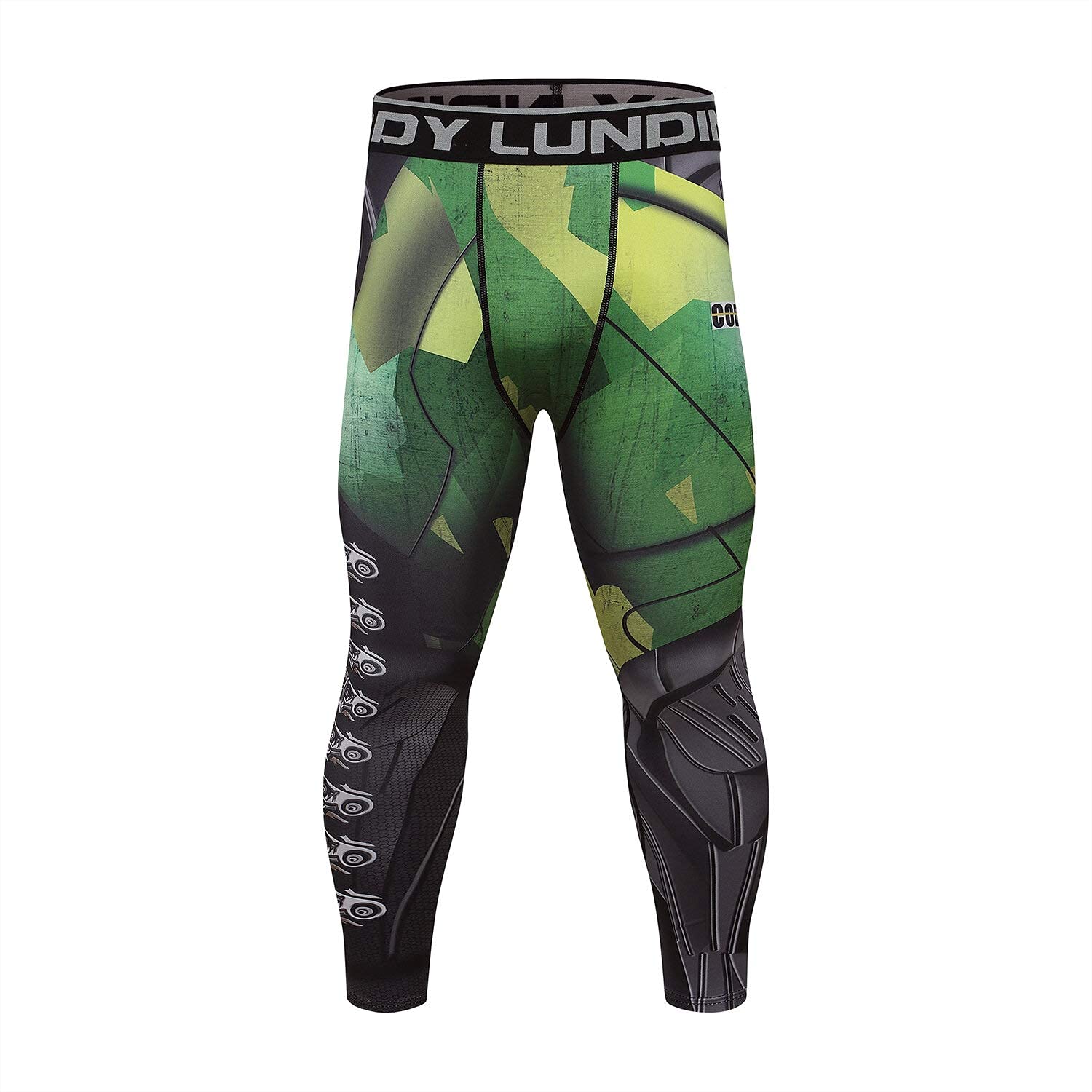 Red Plume Men's Compression Pants - Moisture Wicking, Breathable Workout Leggings for Running, Gym & Active Sports | Performance Baselayer Tights for Training & Outdoor Activities