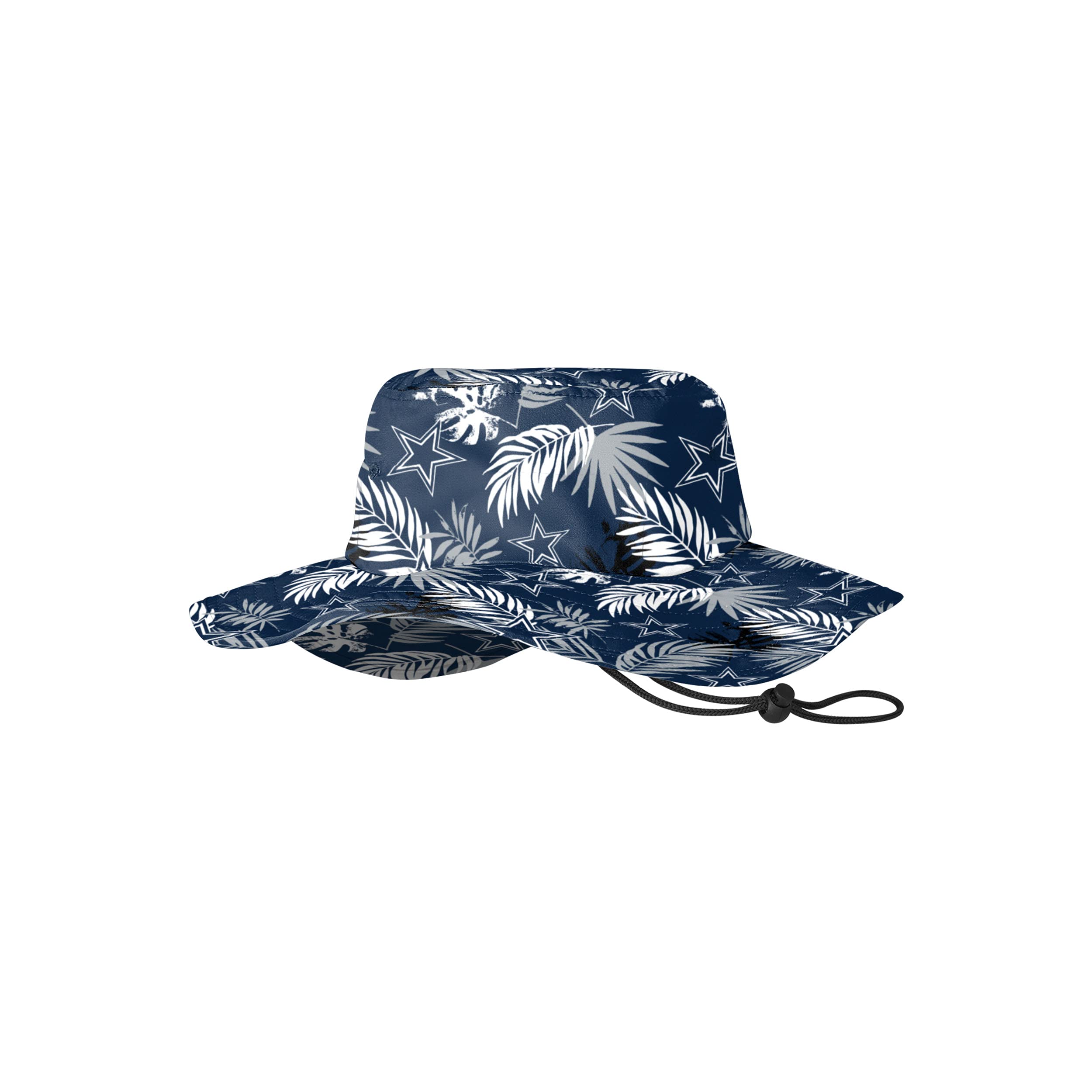 FOCO Men's NFL Team Logo Sport Outdoor Sun Bucket Boonie Hat - Adjustable & Breathable for Fishing, Hiking, Camping & Beach Activities