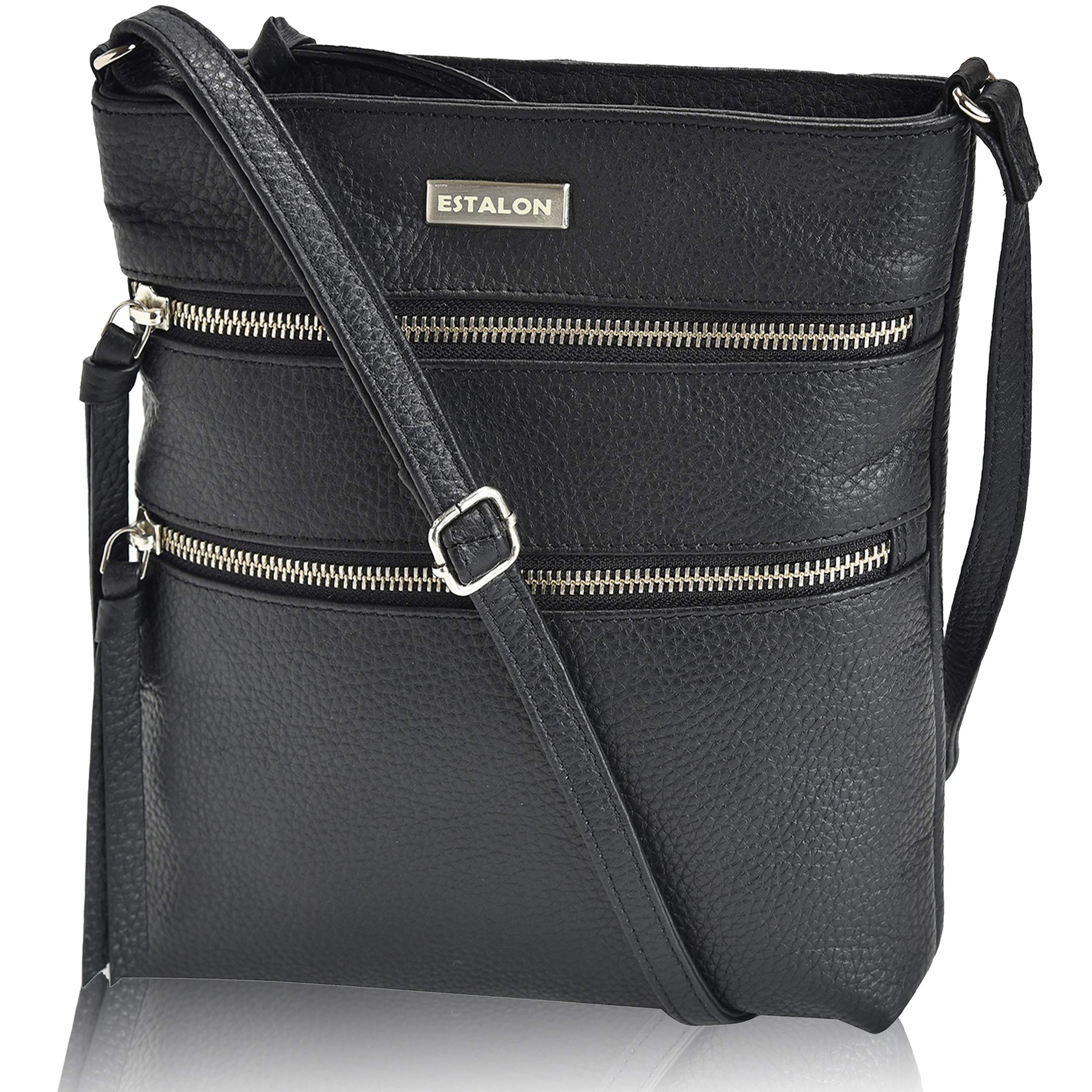 Women's Leather Crossbody Purse - Small Shoulder Bag with Adjustable Long Strap | Perfect for Everyday Use, Travel & Shopping