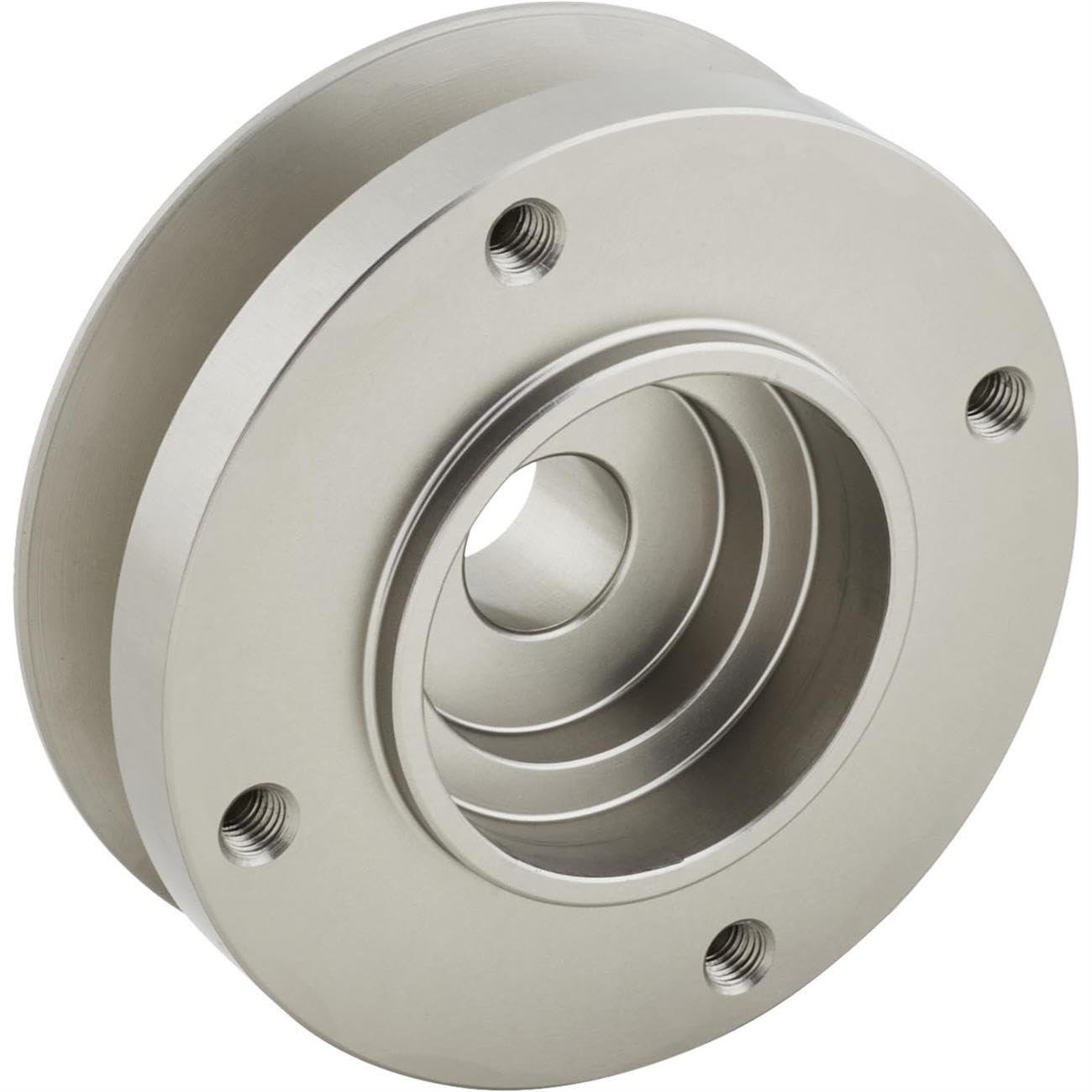 High-Quality Flathead Alternator Pulley with Fan Mount - Compatible with Ford, Chevy & Dodge - Durable Auto Engine Replacement Part - Perfect for Classic Car Restoration & Performance Upgrades