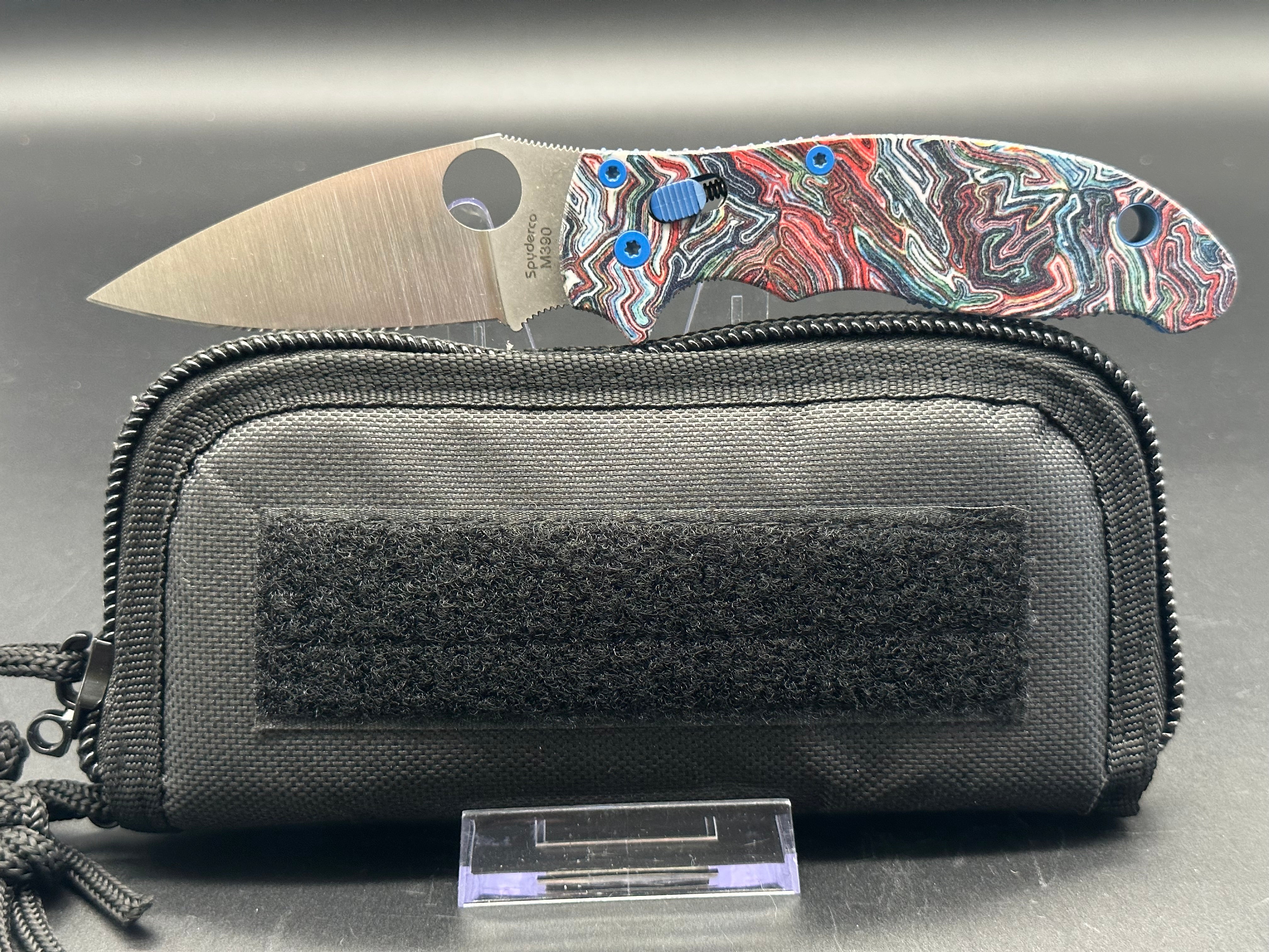 Spyderco Manix 2 Folding Knife - M390 Premium Steel Blade, G-10 Handle, Smooth Ball Bearing Lock - Perfect for EDC, Outdoor Adventures & Tactical Use