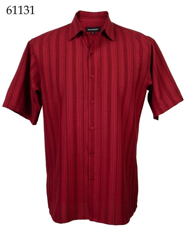 Bassiri Men's Casual Short Sleeve Shirt 61131 - Breathable Cotton Summer T-Shirt for Outdoor Activities, Travel & Everyday Wear