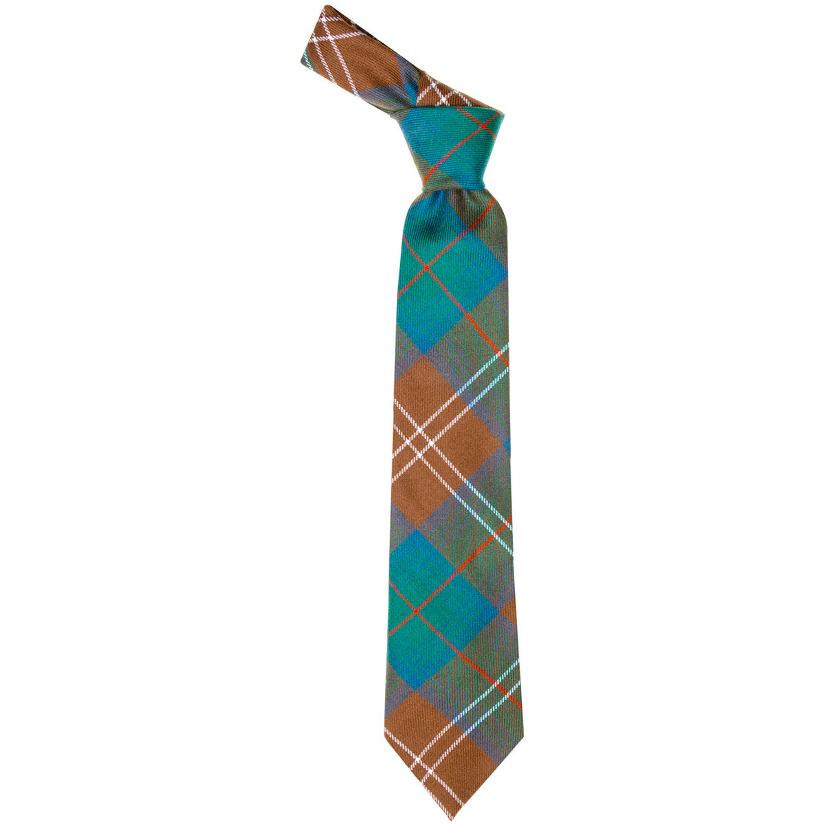 Chisholm Hunting Ancient Tartan Tie - Premium Scottish Wool Necktie for Men - Perfect for Weddings, Business Meetings & Formal Events