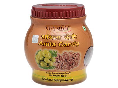 Patanjali Amla Candy (2 Pack) - Natural Herbal Digestive Aid for Kids & Adults - Perfect for Travel, Office & Home Use