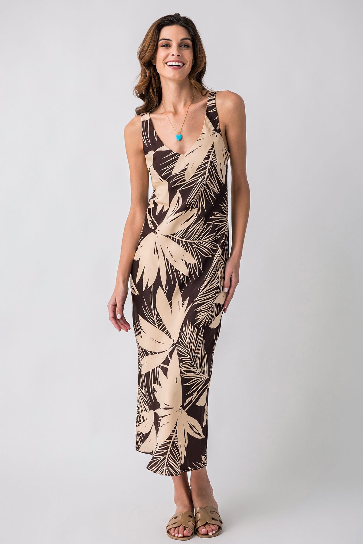Z Supply Hana Palmera Maxi Dress - Women's Floral Boho Summer Dress for Beach, Vacation & Casual Wear