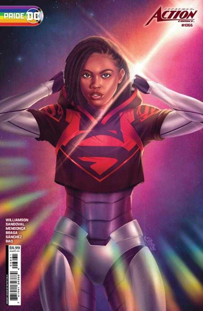 Action Comics #1066 Cover D Betsy Cola DC Pride 2024 Variant - House of Brainiac Collectible Comic Book | Perfect for DC Fans, Pride Month Collectors & Comic Book Investments