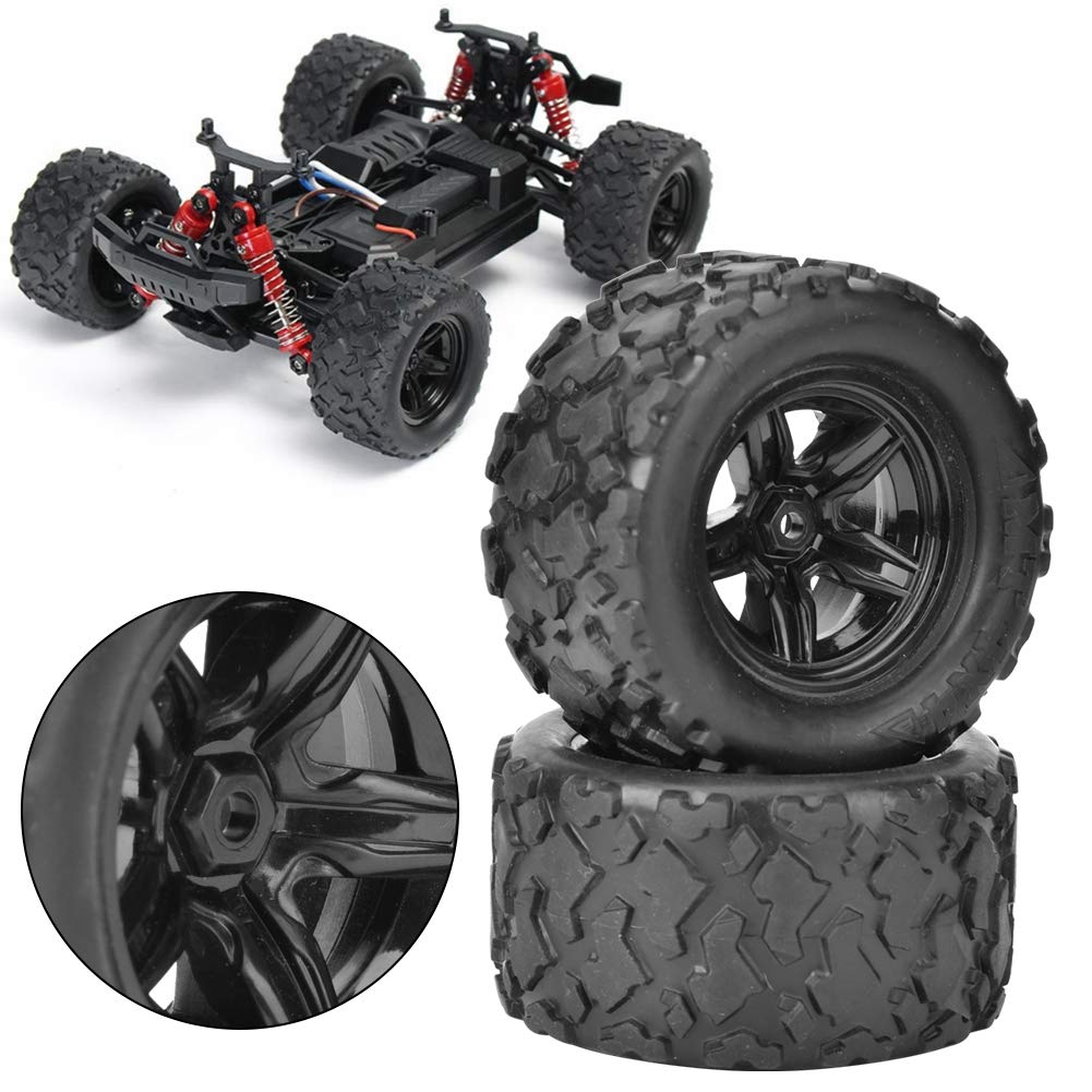 2pcs Professional RC Car Tire Replacement, High-Quality Kid Toy Car Accessory, Durable Wheel Tires for Enhanced Performance on Indoor and Outdoor Tracks