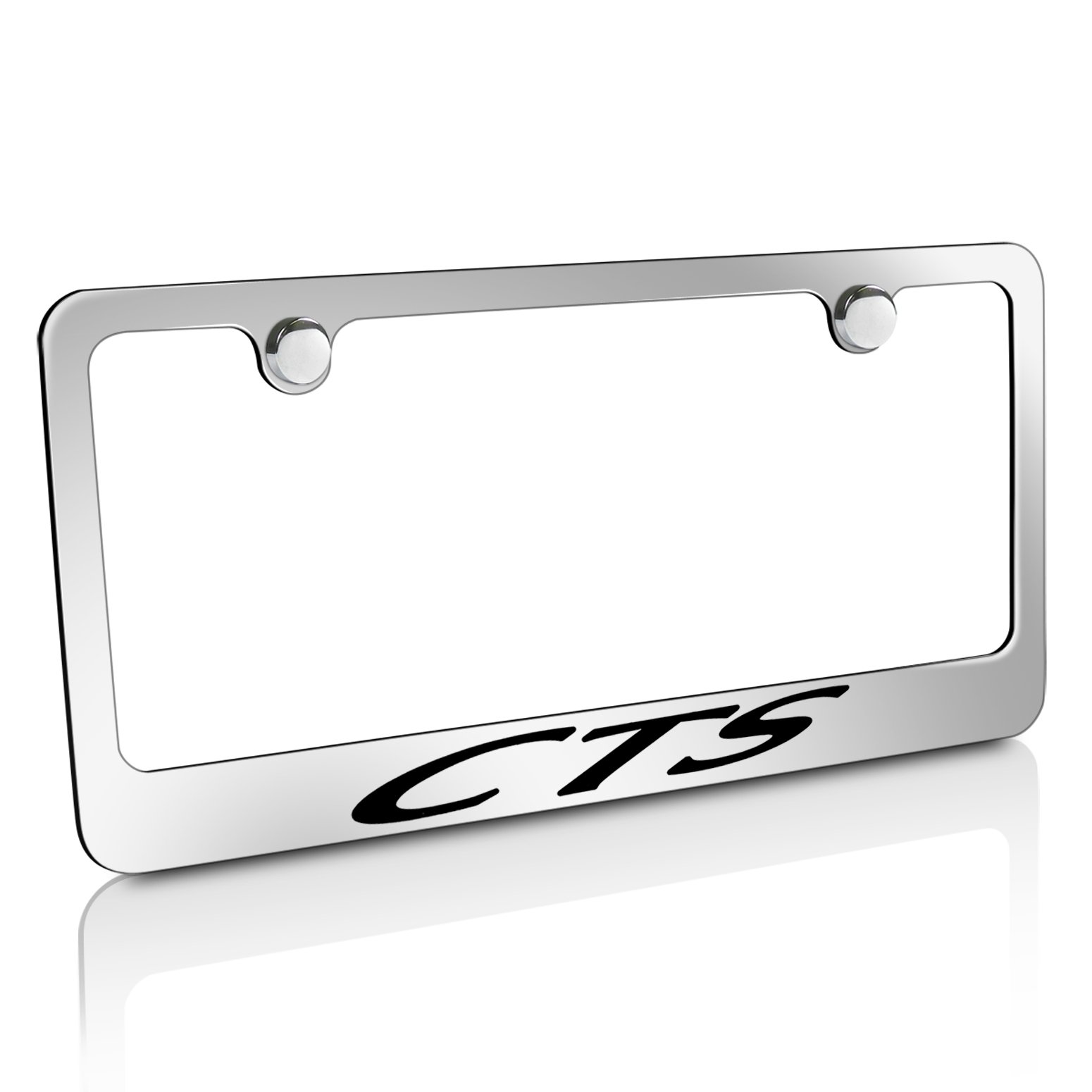 Cadillac CTS Chrome Metal License Plate Frame - Premium Car Accessory for Stylish & Durable Protection - Perfect for Show Cars, Daily Drivers & Gifts