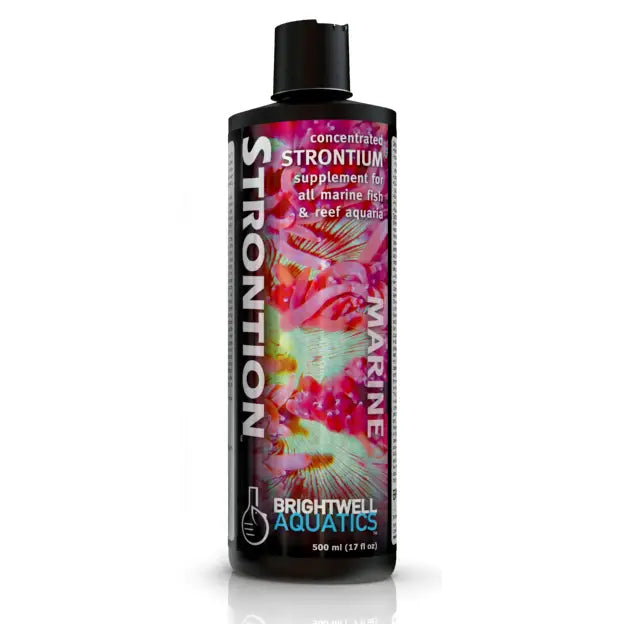 Brightwell Strontium Supplement for Reef Aquariums - Essential Coral Growth & Health - Perfect for Saltwater Tanks & Marine Life Care